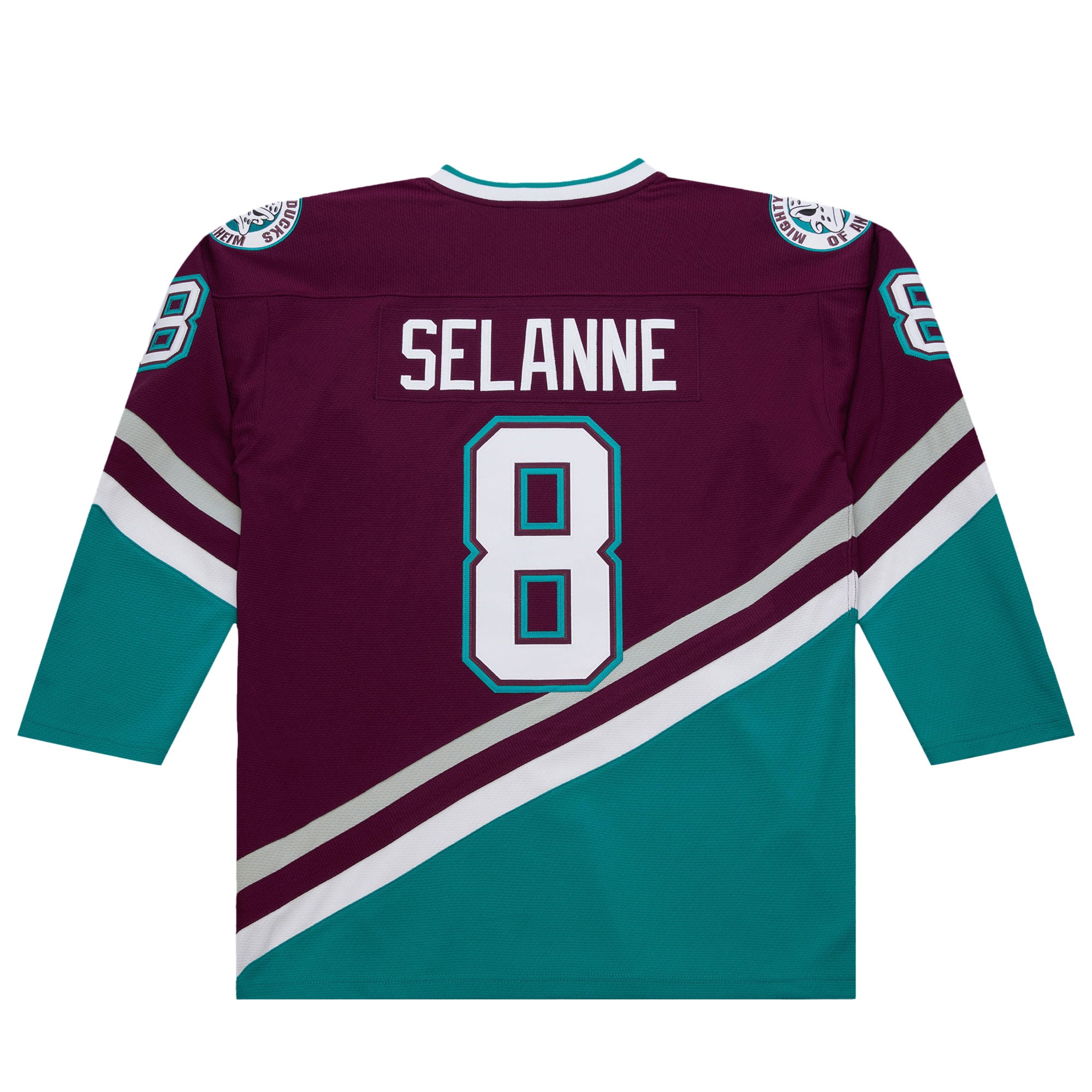 Teemu Selanne Anaheim Ducks 1996-97 Power Play Jersey – Purple Clowdercats