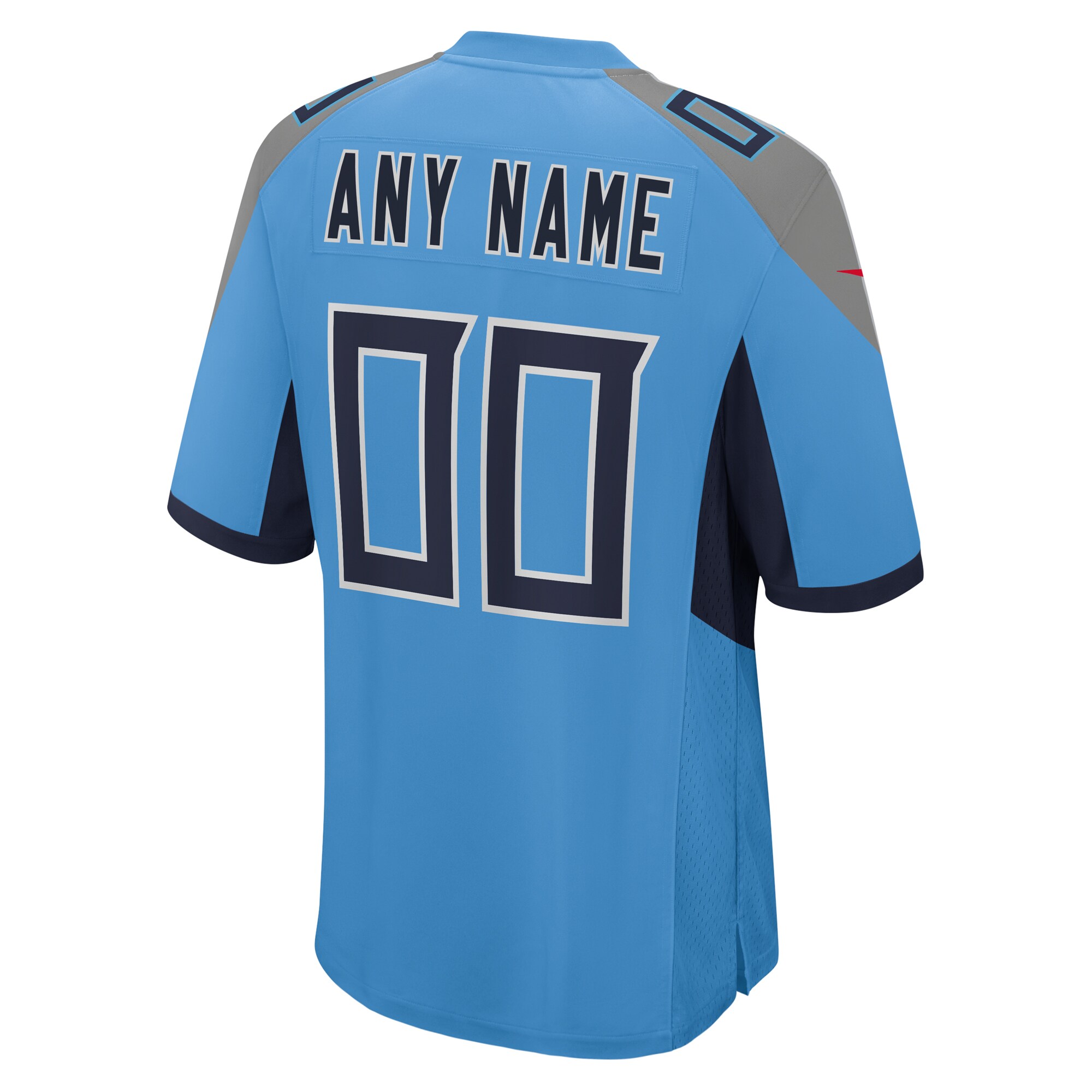 Tennessee Titans Nike Alternate Custom Game Jersey – Light Blue Clowdercats