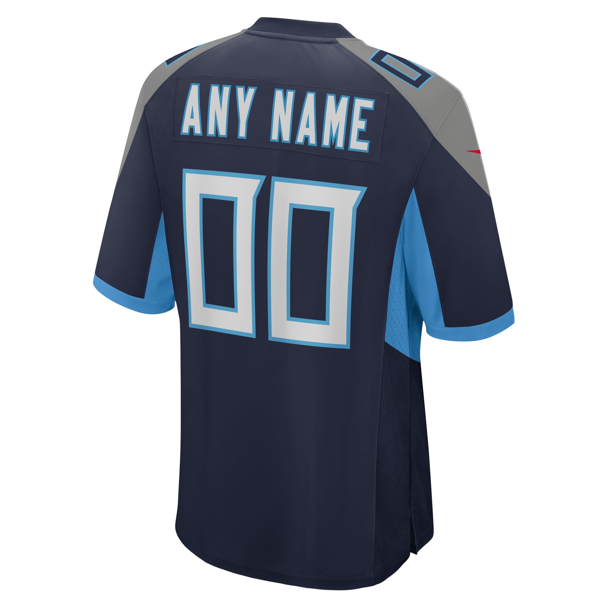 Tennessee Titans Nike Custom Jersey – Navy Clowdercats