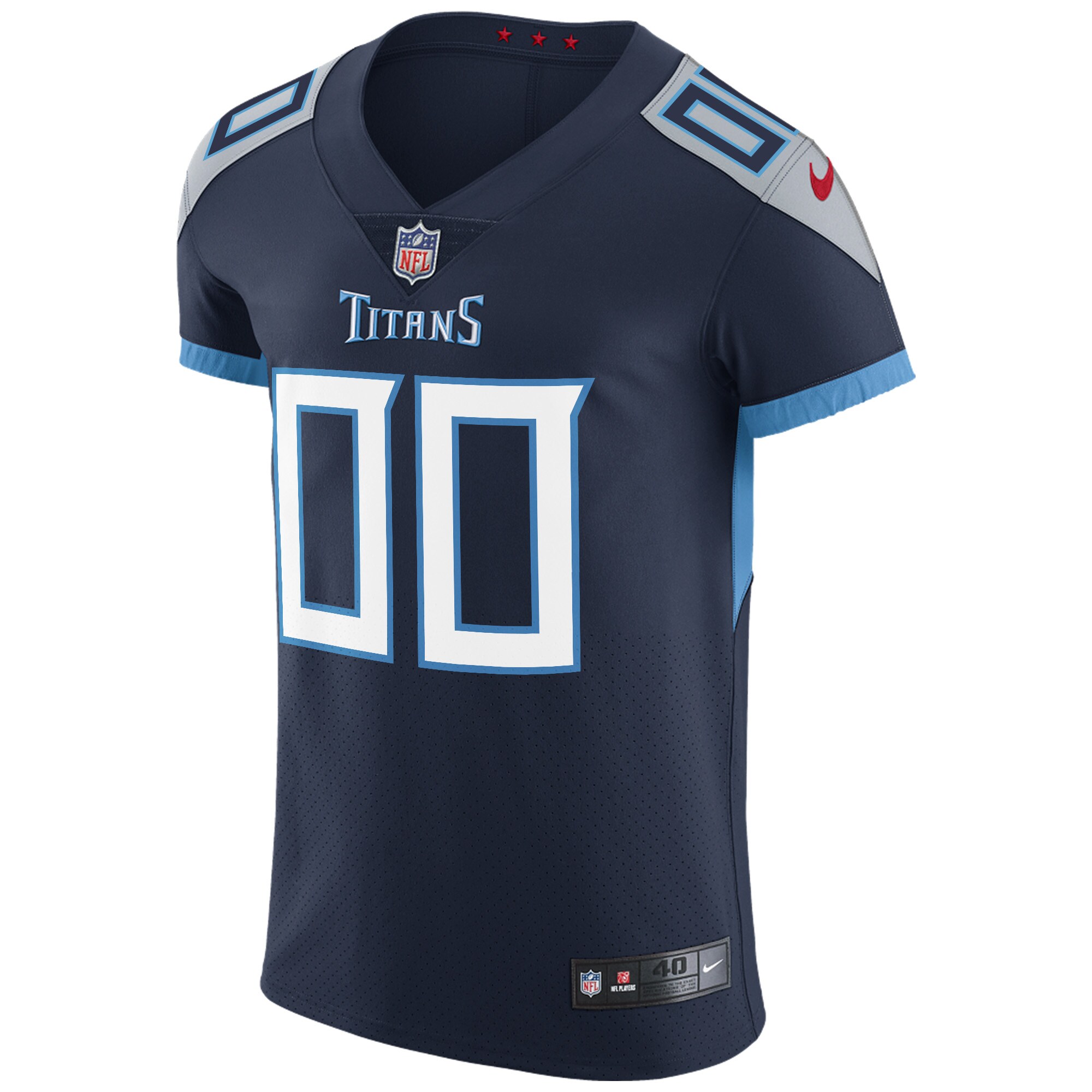 Tennessee Titans Nike Vapor Untouchable Custom Elite Jersey – Navy Clowdercats