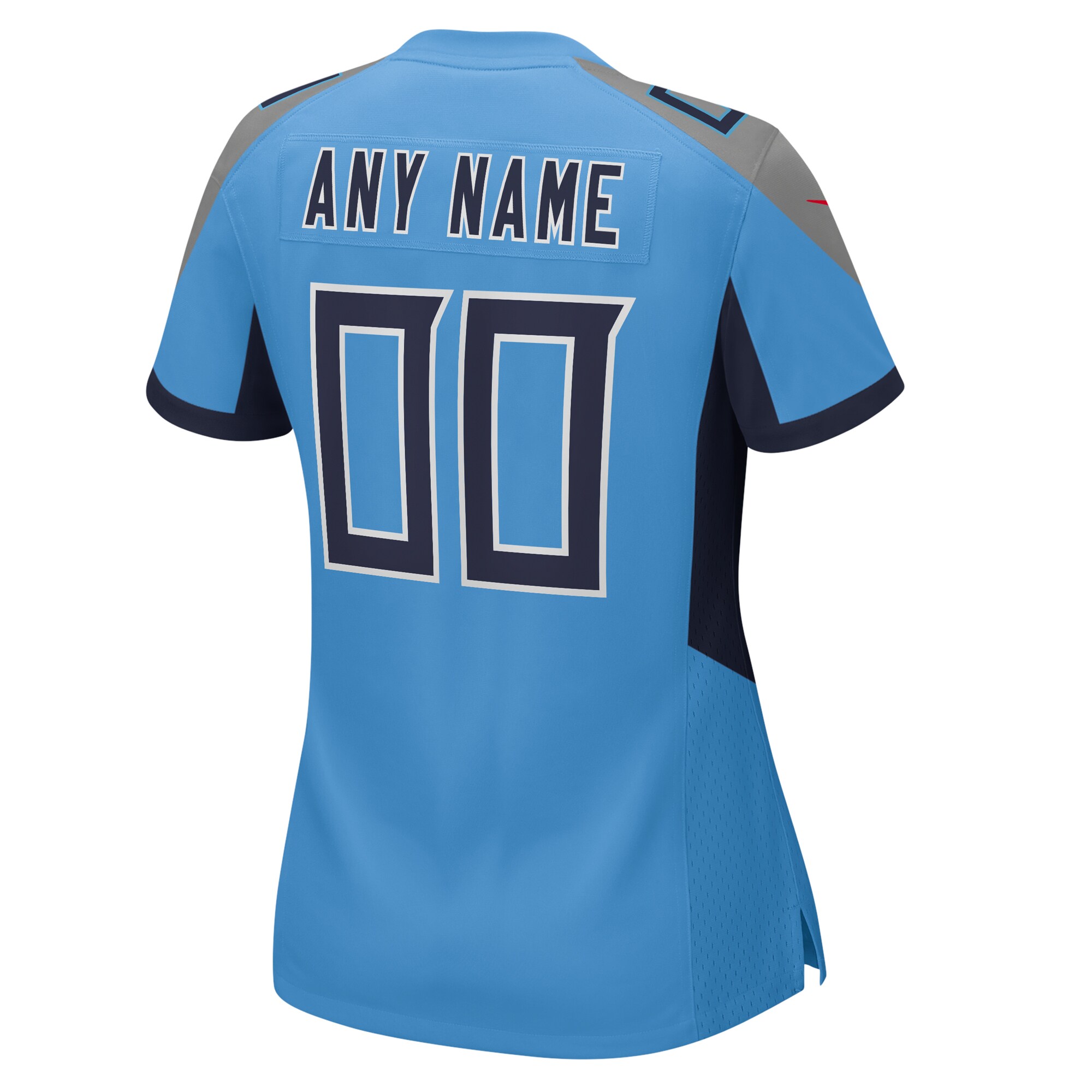 Tennessee Titans Nike Women’s Alternate Custom Game Jersey – Light Blue Clowdercats