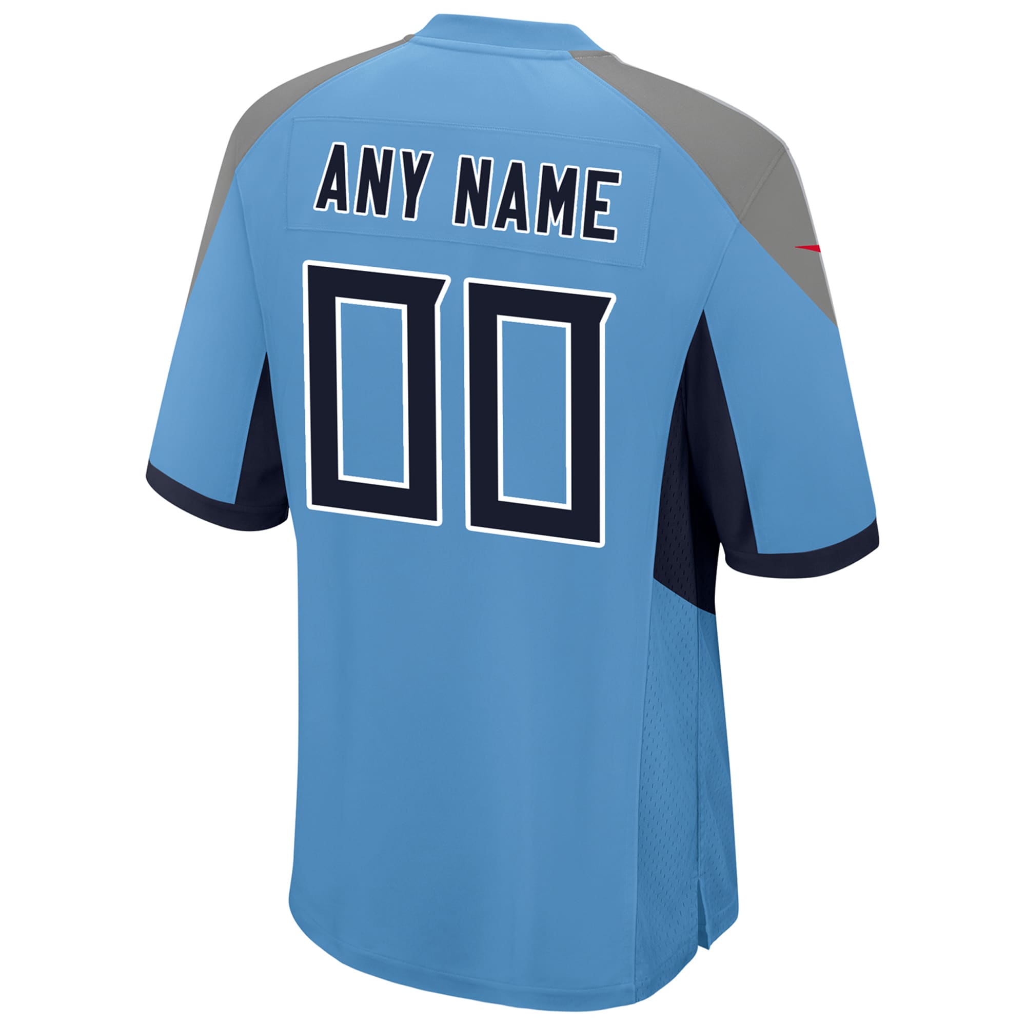 Tennessee Titans Nike Youth Alternate Custom Game Jersey – Light Blue Clowdercats