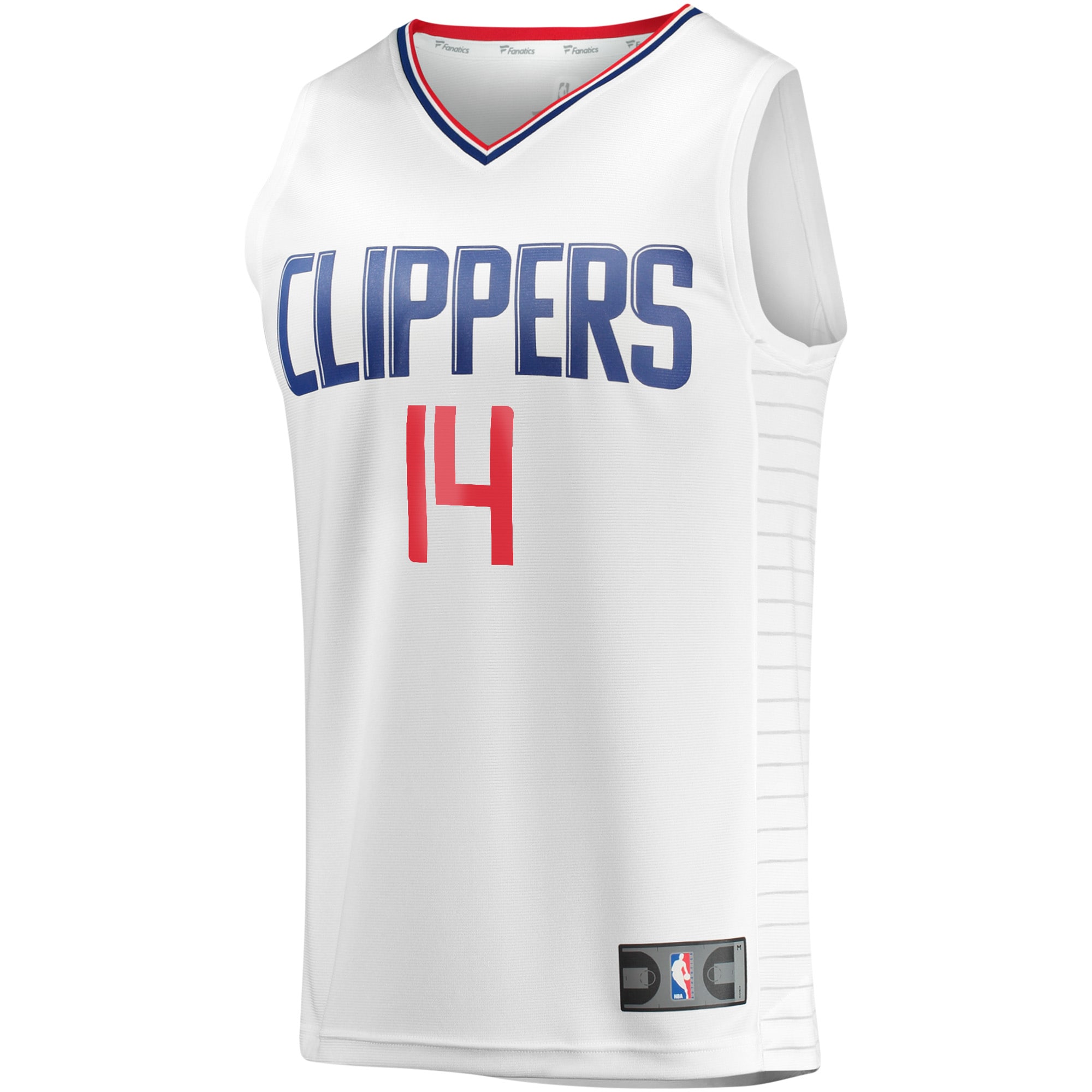 Terance Mann LA Clippers Fanatics Youth Fast Break Player Jersey – Association Edition – White Clowdercats