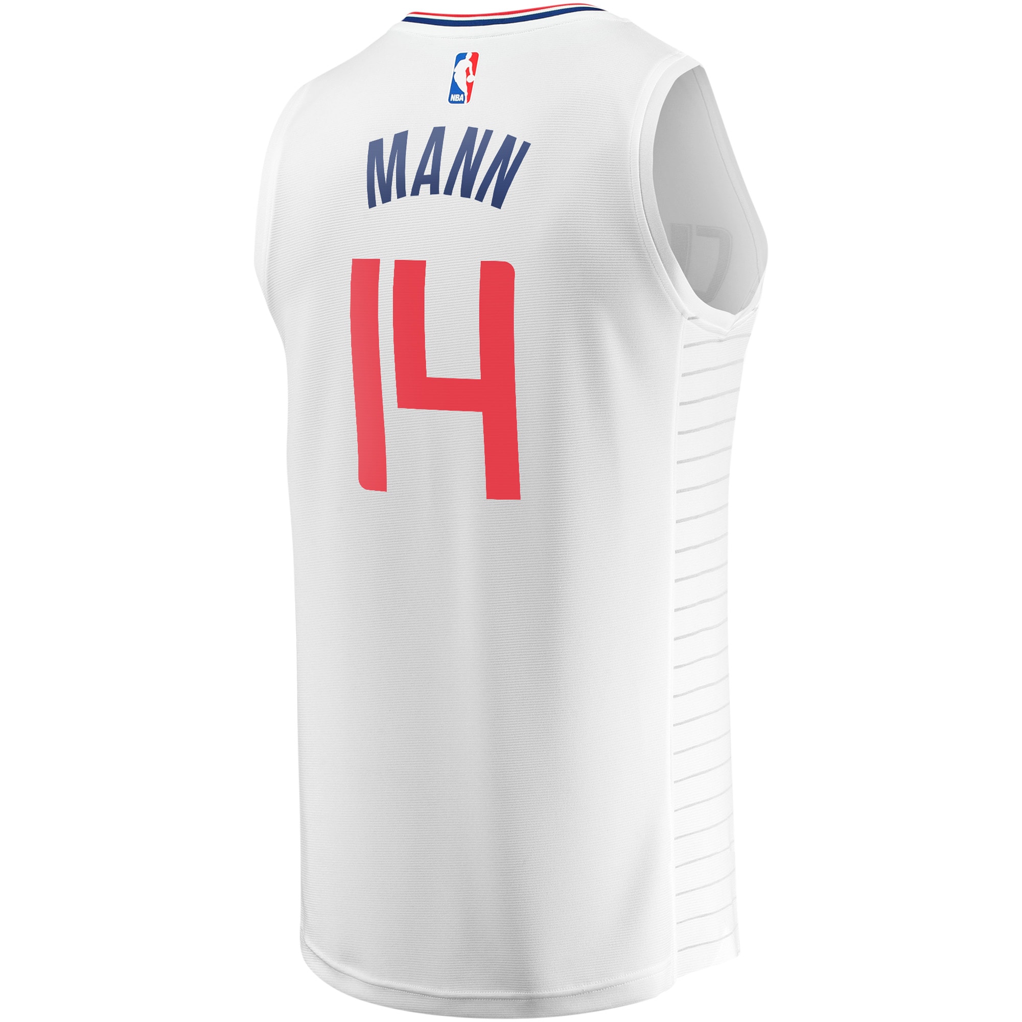 Terance Mann LA Clippers Fanatics Youth Fast Break Player Jersey – Association Edition – White Clowdercats