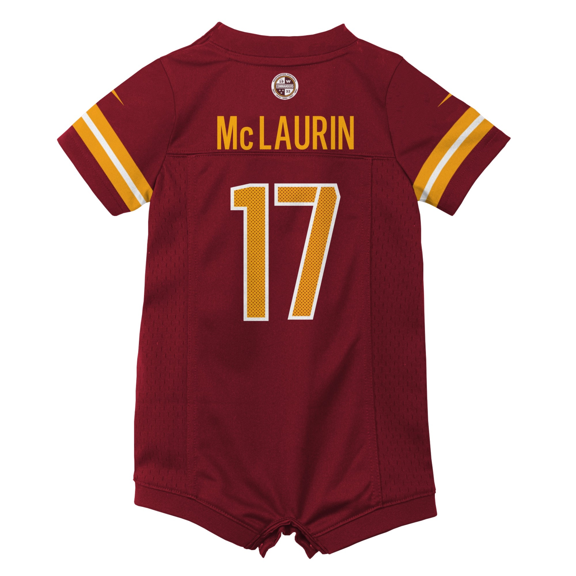 Terry McLaurin Washington Commanders Nike Newborn & Infant Game Romper Jersey – Burgundy Clowdercats