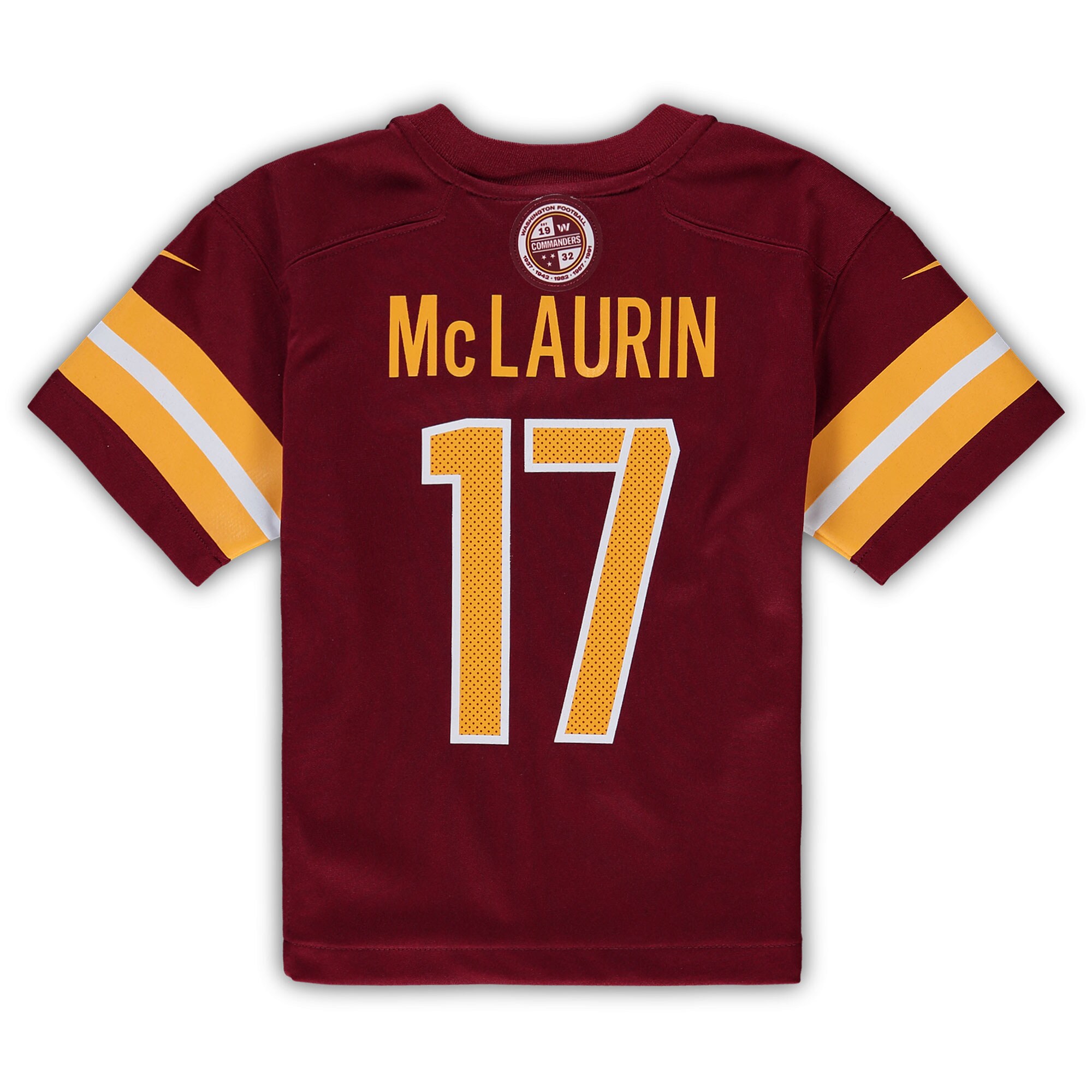 Terry McLaurin Washington Commanders Nike Preschool Game Jersey – Burgundy Clowdercats