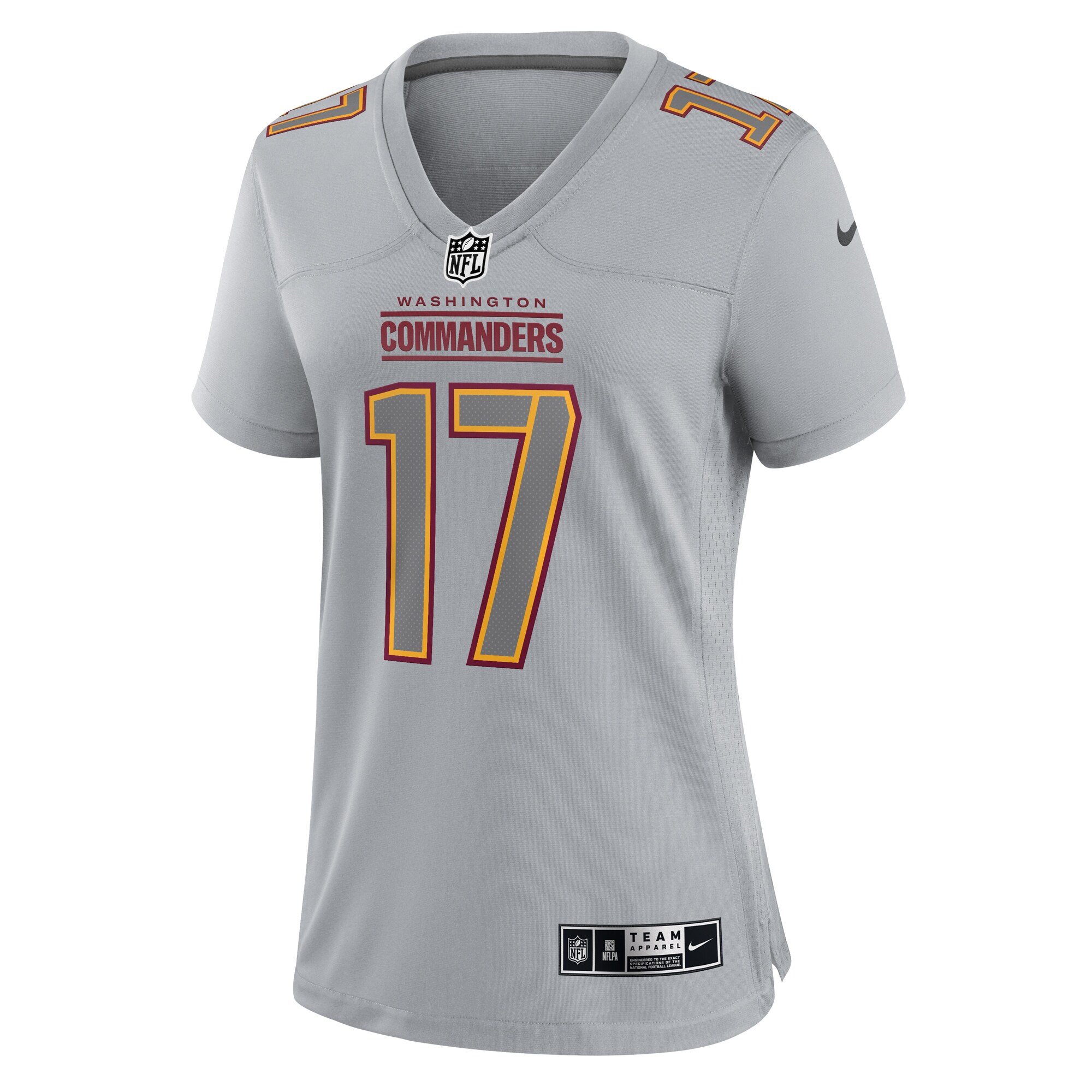 Terry McLaurin Washington Commanders Nike Women’s Atmosphere Fashion Game Jersey – Gray Clowdercats