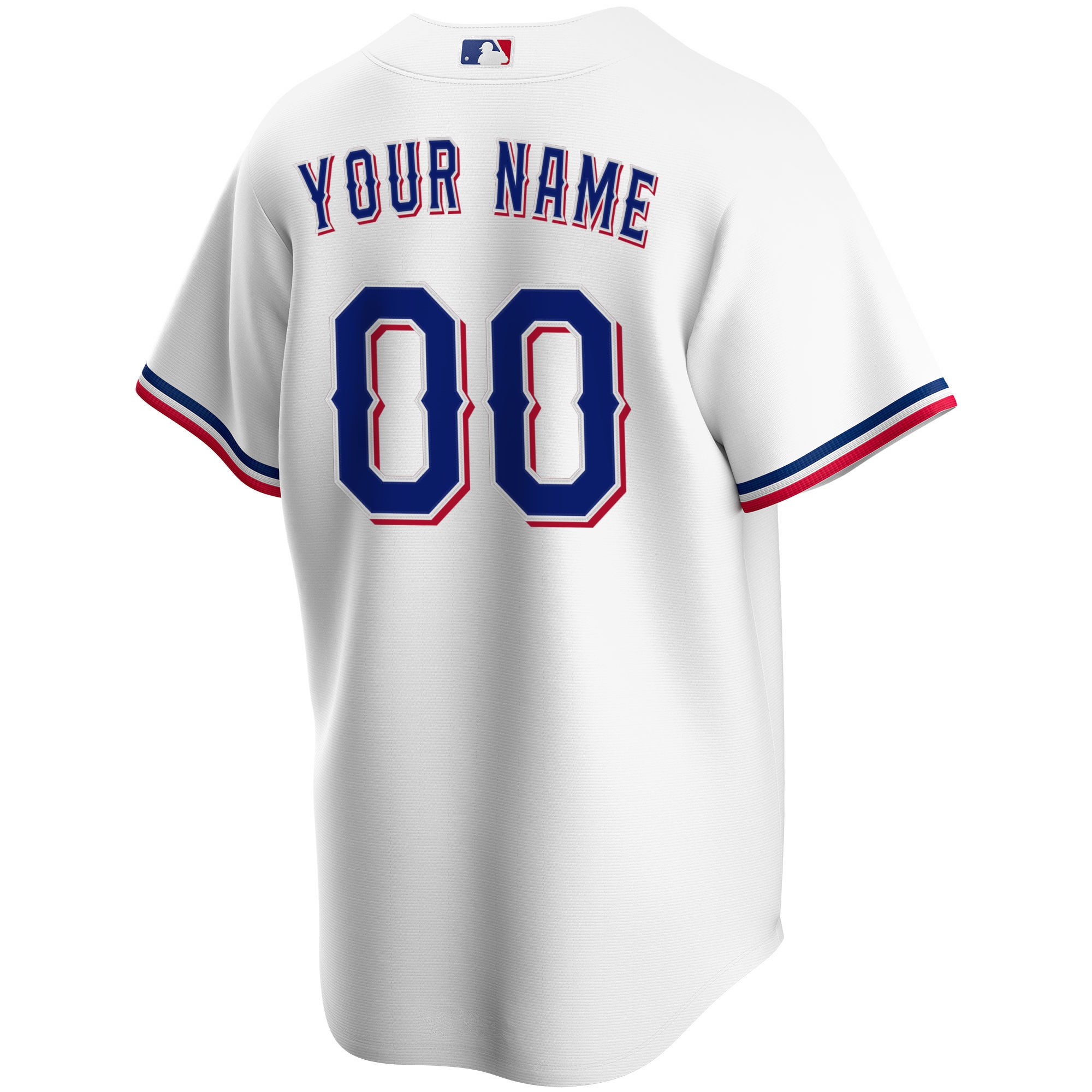 Texas Rangers Nike Home Replica Custom Jersey – White