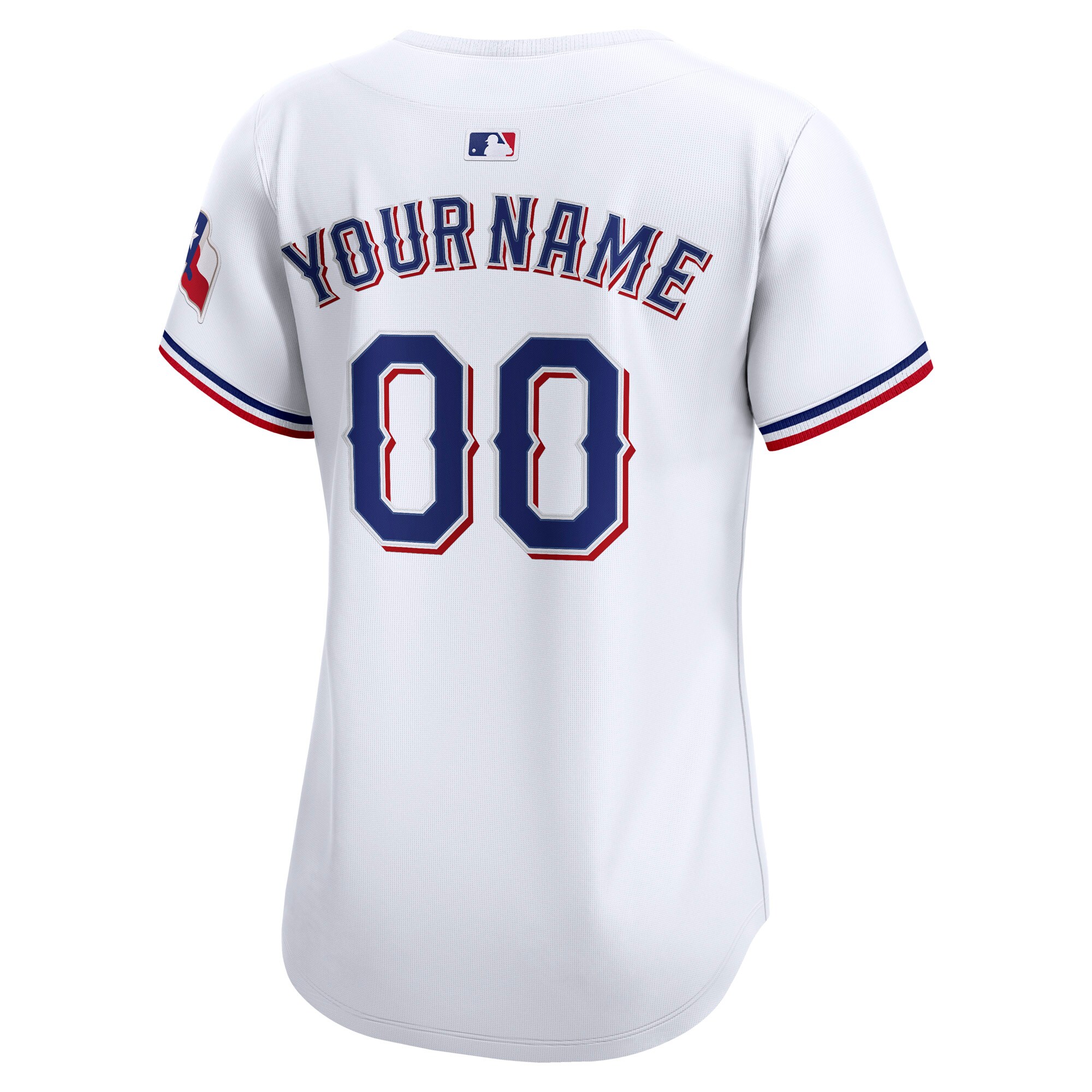 Texas Rangers Nike Women’s Home Limited Custom Jersey – White