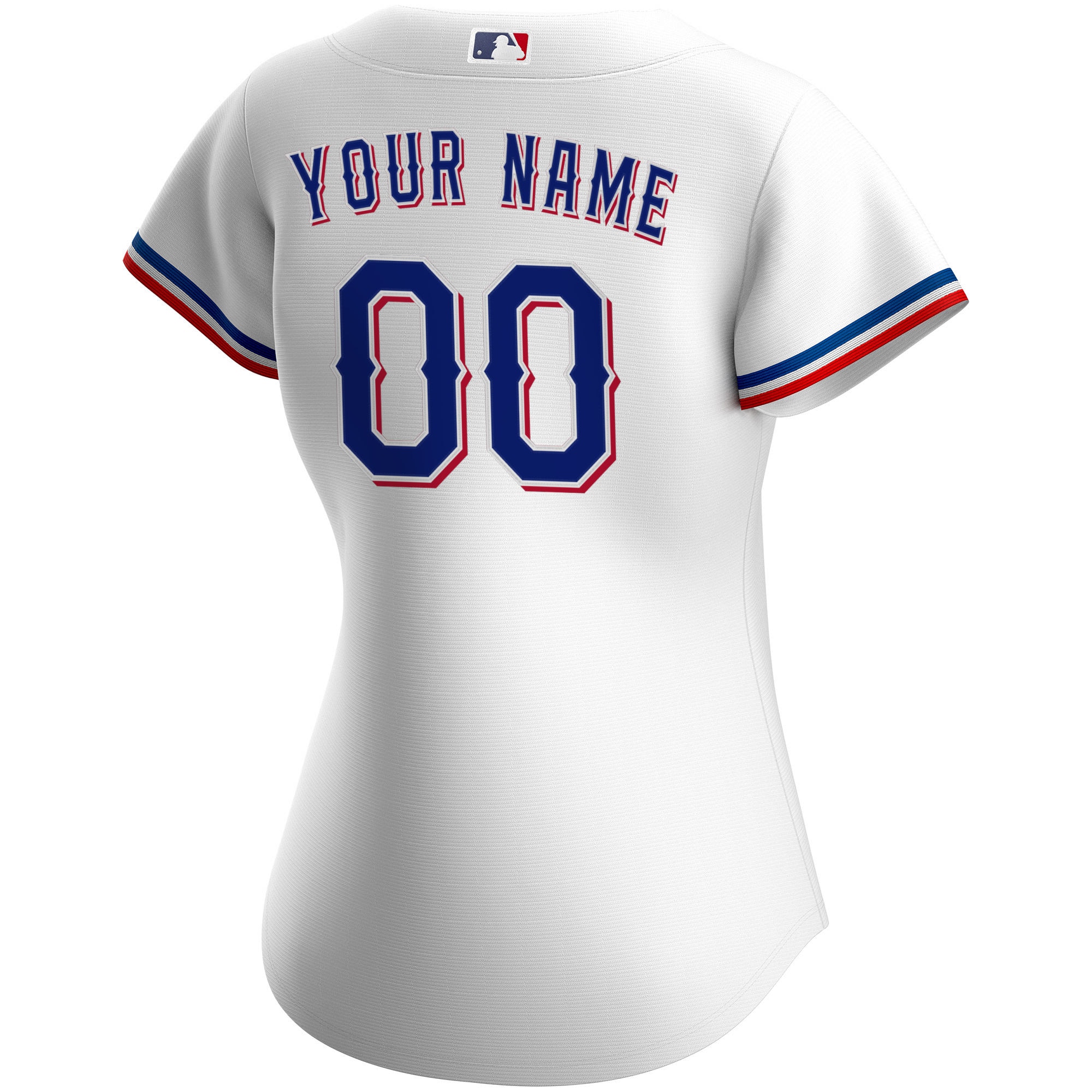 Texas Rangers Nike Women’s Home Replica Custom Jersey – White