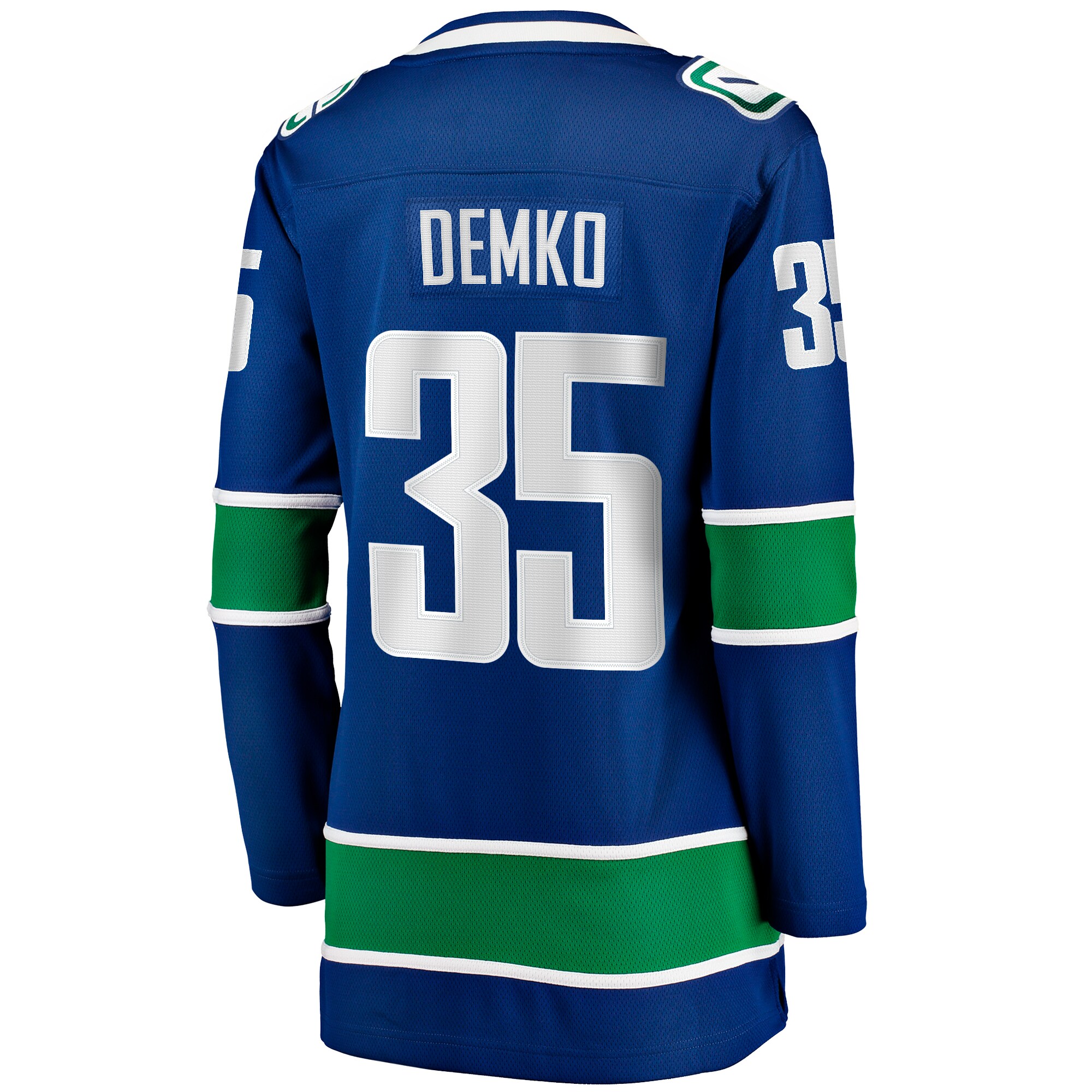 Thatcher Demko Vancouver Canucks Fanatics Women’s Home Breakaway Jersey – Blue Clowdercats