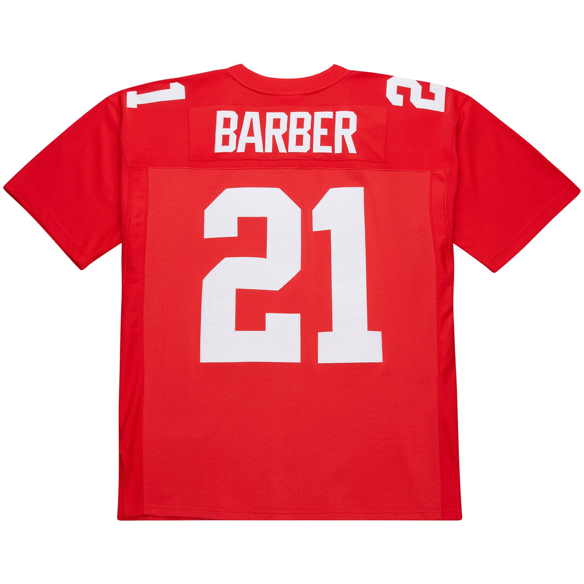 Tiki Barber New York Giants Mitchell & Ness 2004 Legacy Replica Jersey – Red Clowdercats