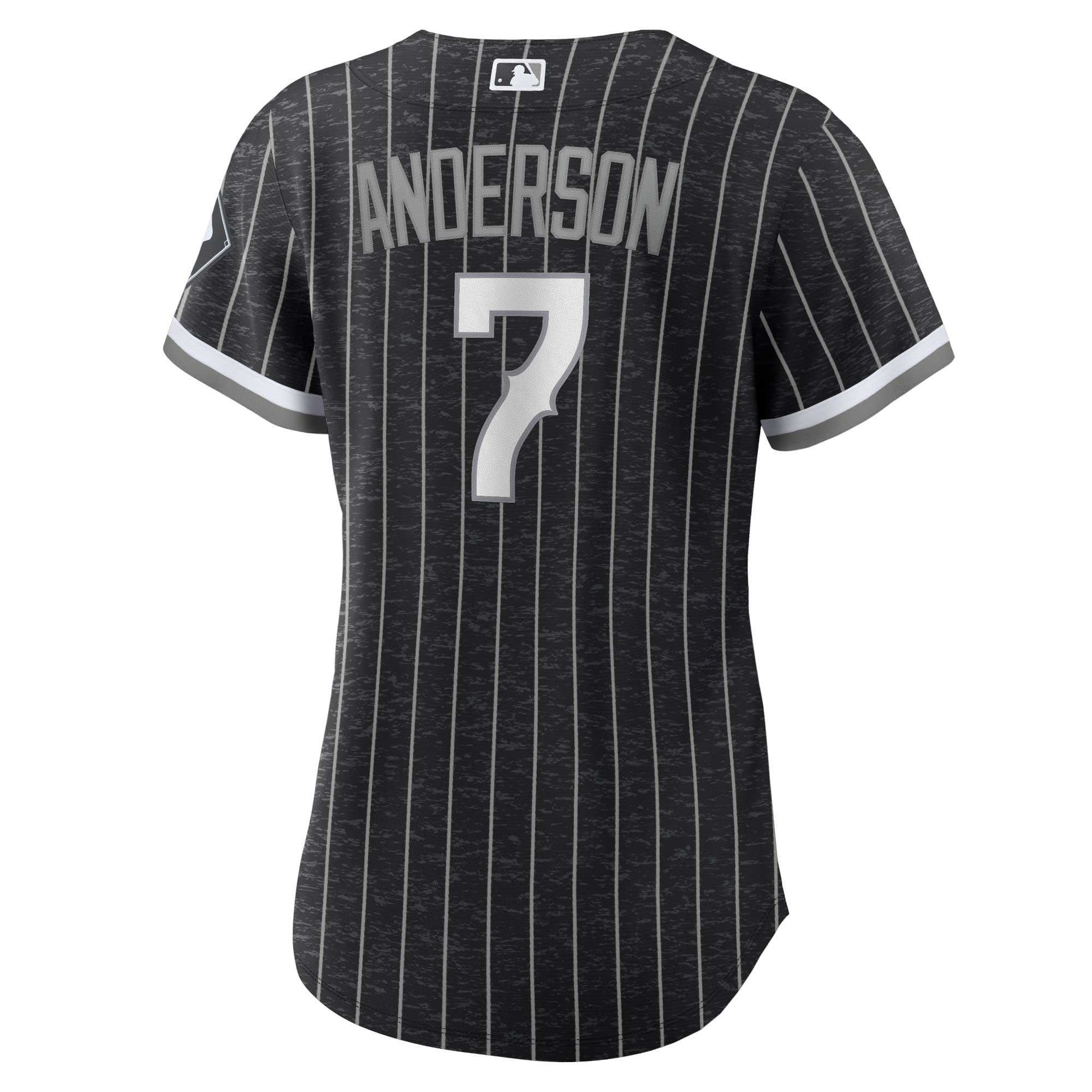 Tim Anderson Chicago White Sox Nike Women’s City Connect Replica Player Jersey – Black