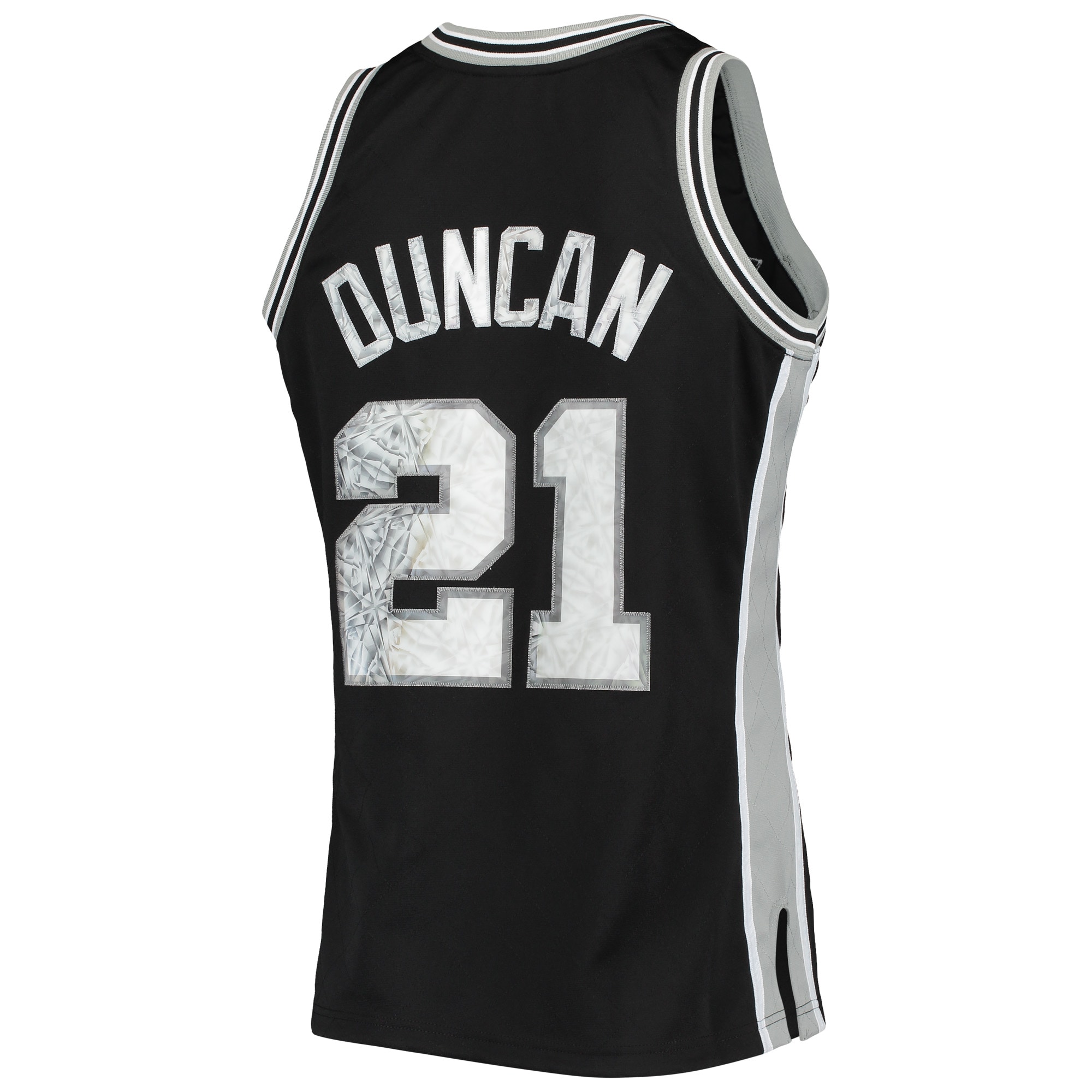 Tim Duncan San Antonio Spurs Mitchell & Ness 1998/99 Hardwood Classics NBA 75th Anniversary Diamond Swingman Jersey – Black Clowdercats