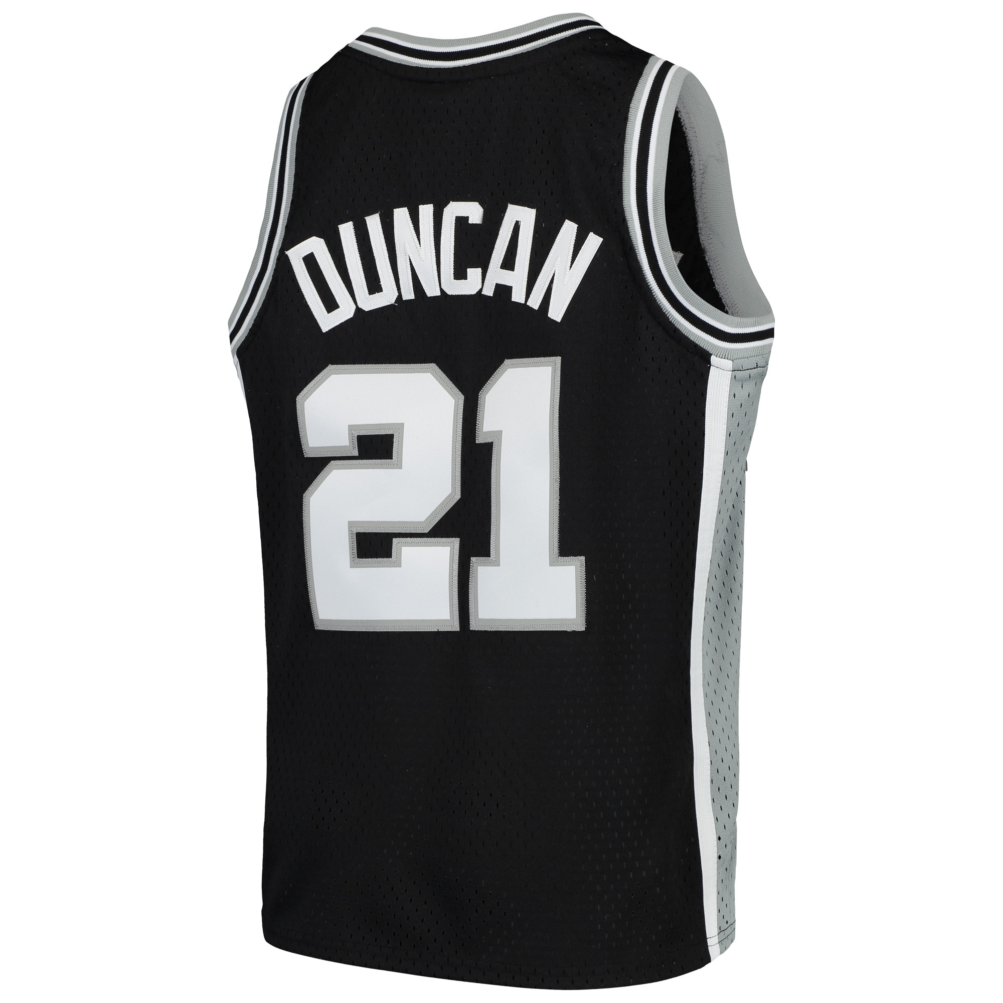Tim Duncan San Antonio Spurs Mitchell & Ness Youth Swingman Throwback Jersey – Black Clowdercats