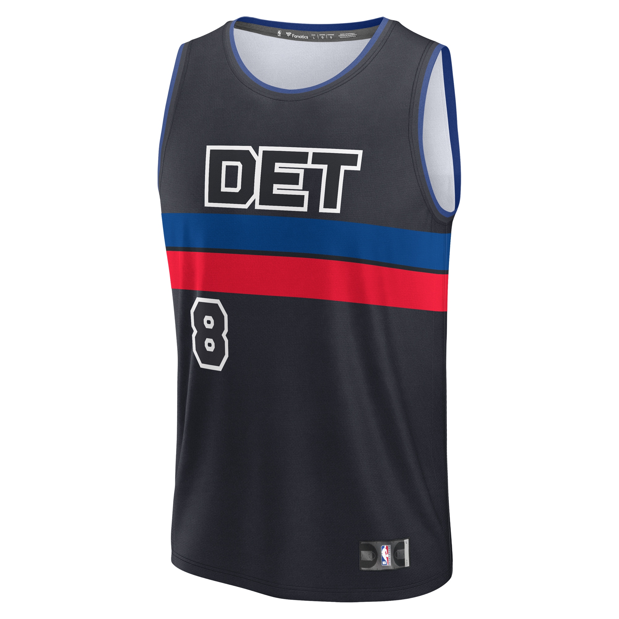 Tim Hardaway Jr. Detroit Pistons Fanatics Fast Break Player Jersey – Statement Edition – Black Clowdercats