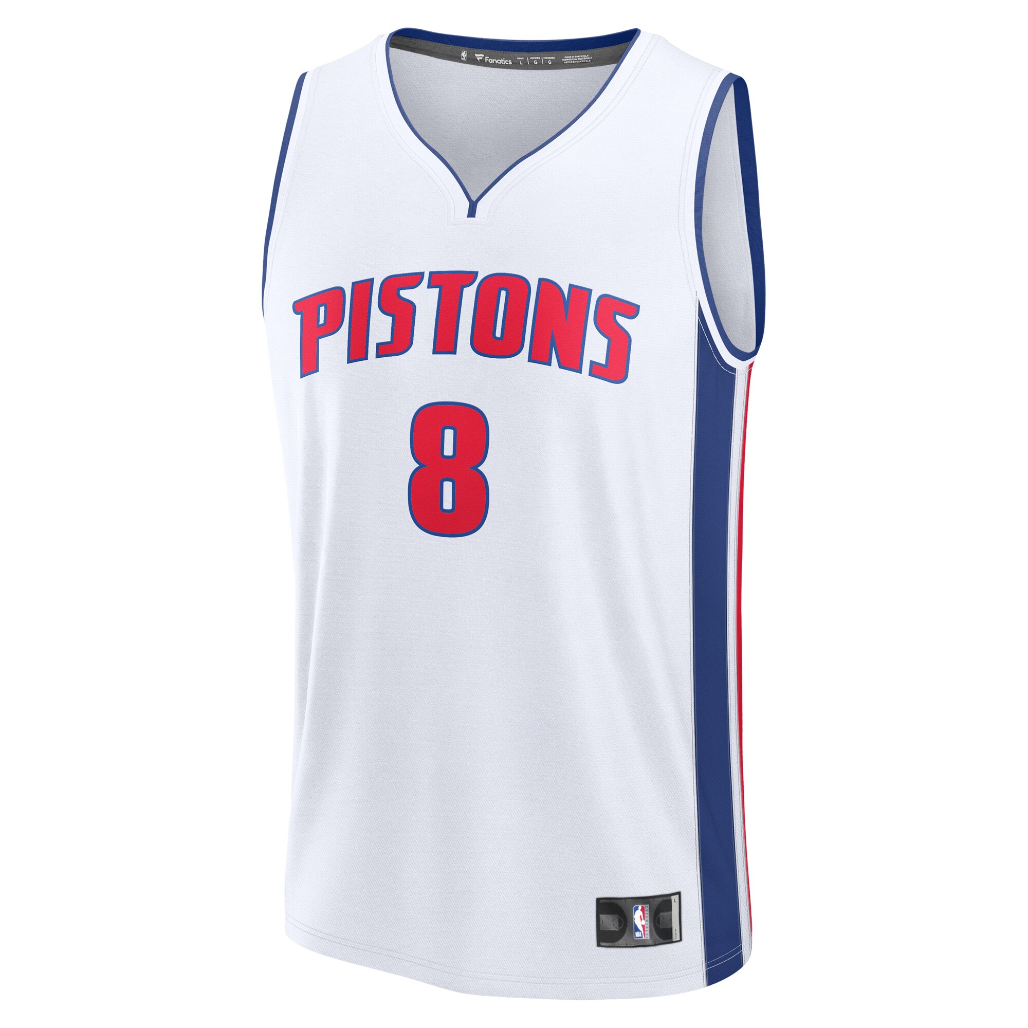 Tim Hardaway Jr. Detroit Pistons Fanatics Youth Fast Break Replica Player Jersey – Association – White Edition Clowdercats