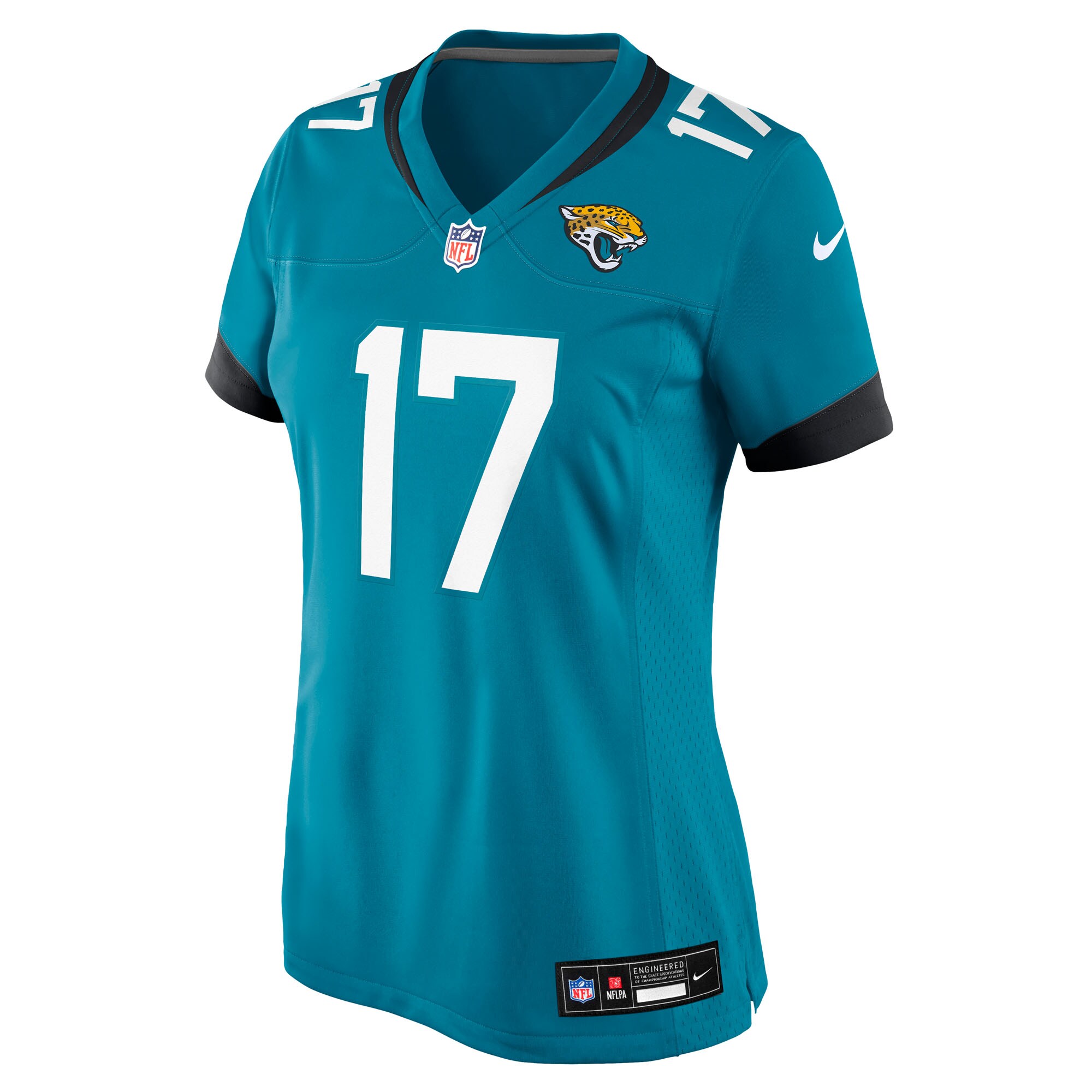 Tim Patrick Jacksonville Jaguars Nike Women’s Team Game Jersey – Teal Clowdercats