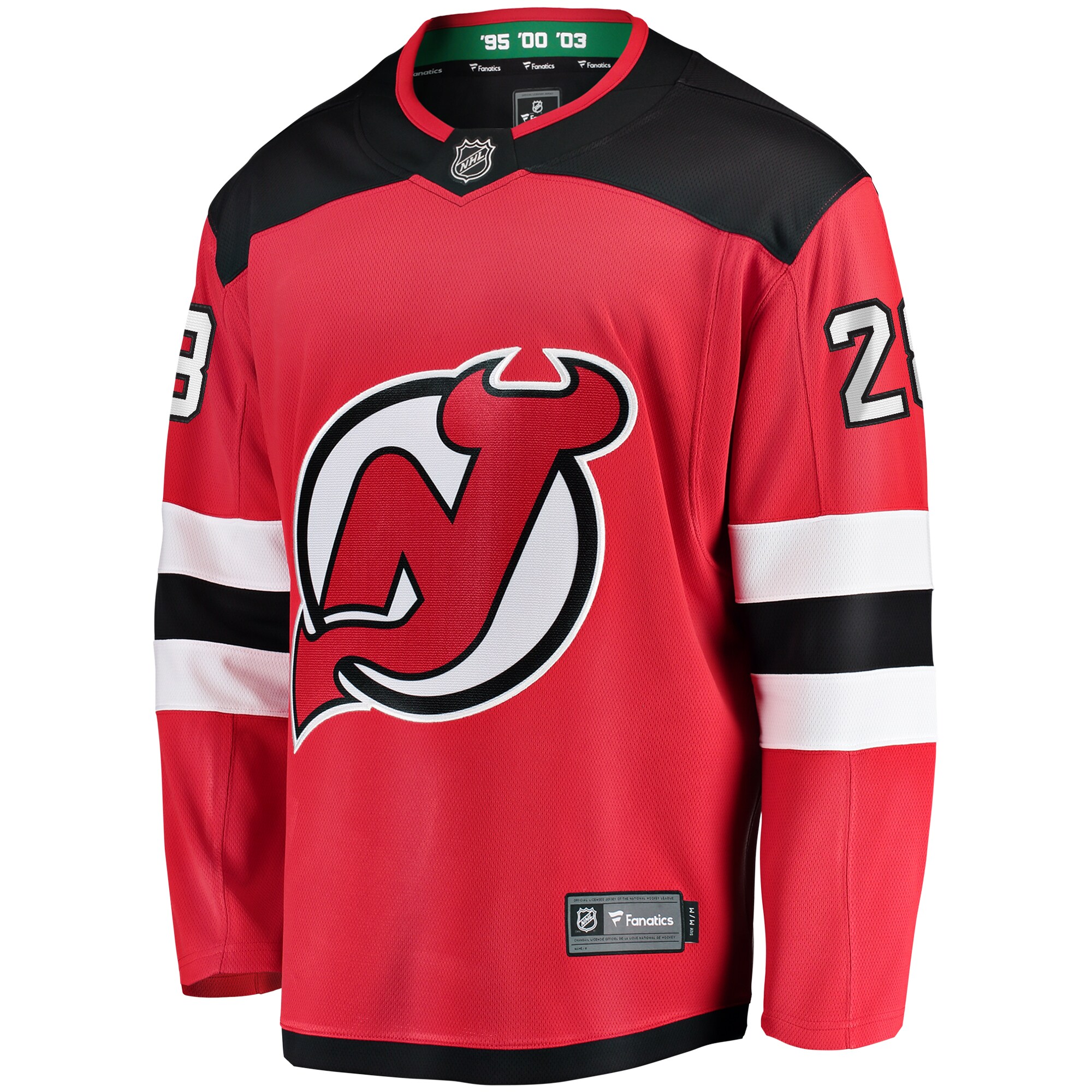 Timo Meier New Jersey Devils Fanatics Home Breakaway Jersey – Red Clowdercats