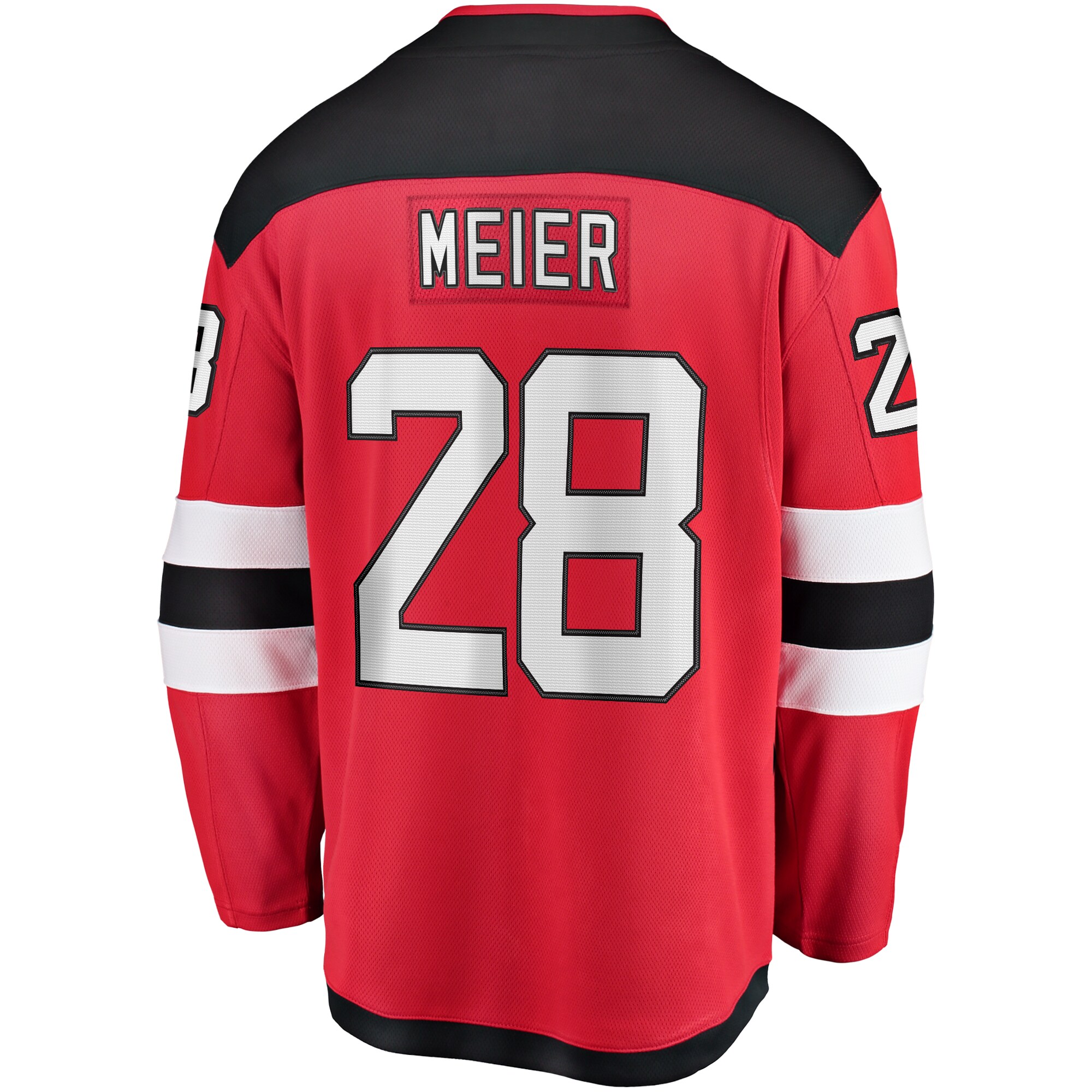 Timo Meier New Jersey Devils Fanatics Home Breakaway Jersey – Red Clowdercats