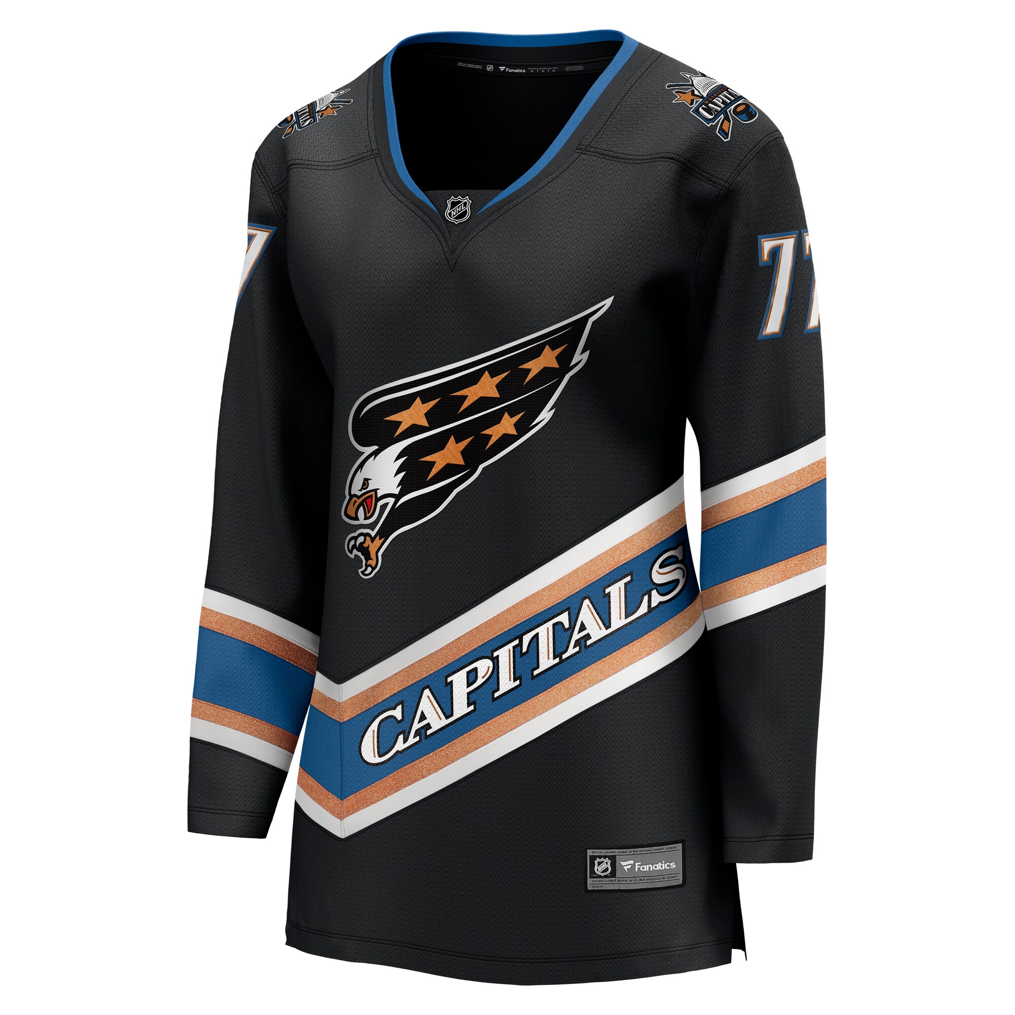 TJ Oshie Washington Capitals Fanatics Women’s 50th Anniversary Breakaway Jersey – Black Clowdercats