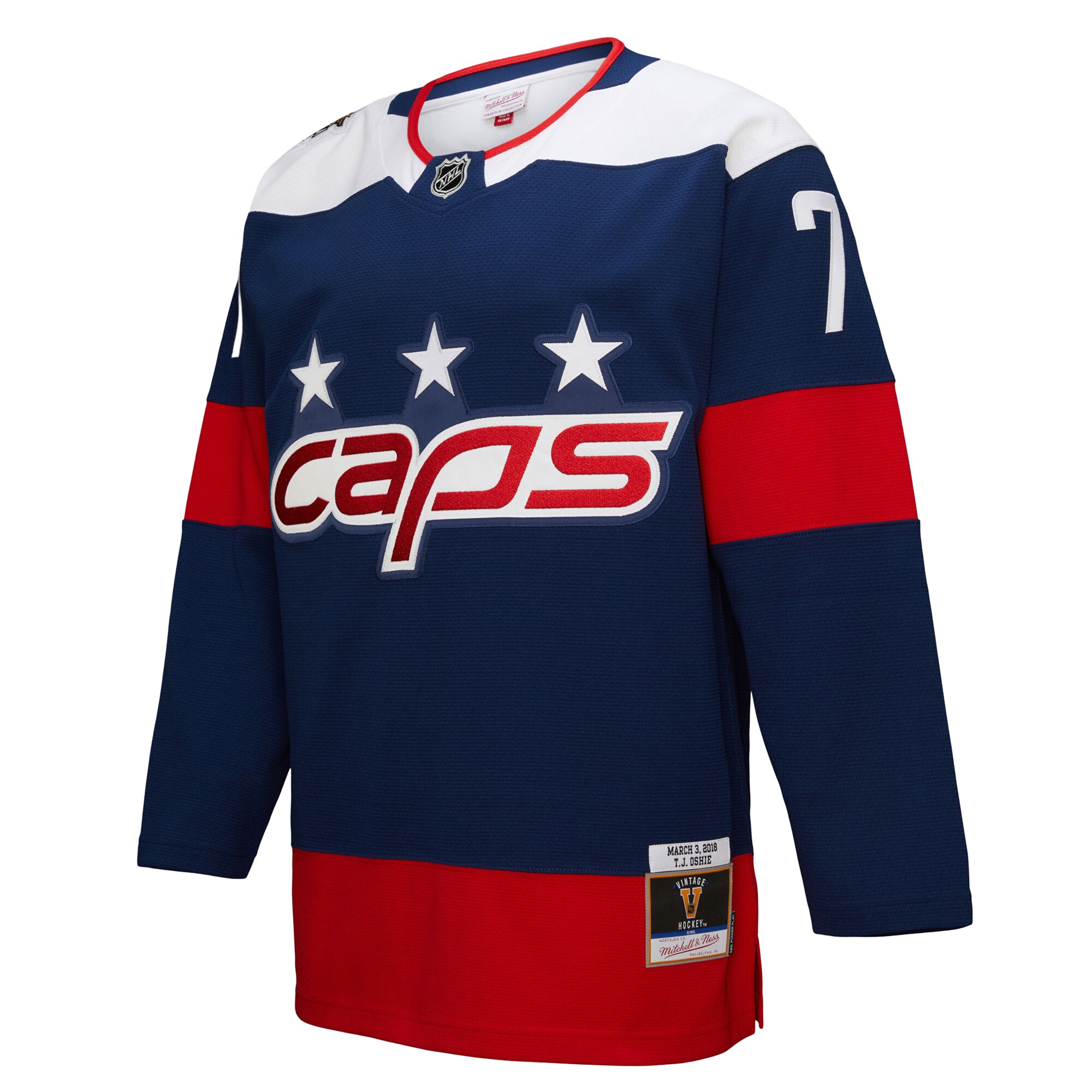 TJ Oshie Washington Capitals Mitchell & Ness Power Play Jersey – Navy Clowdercats