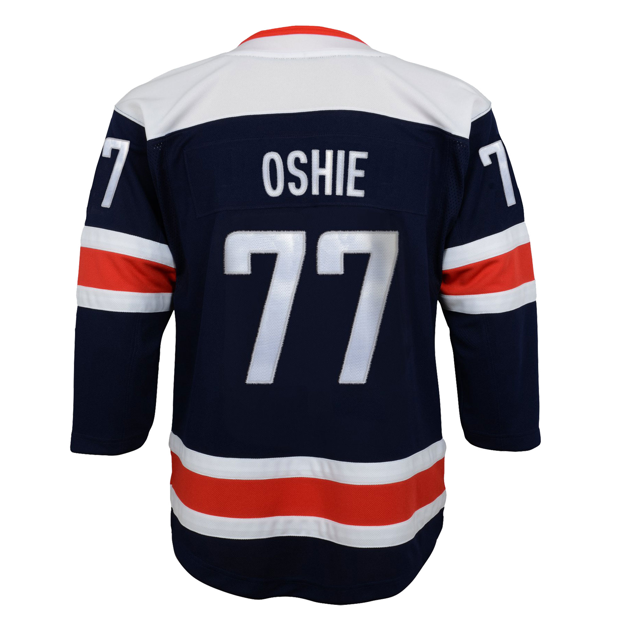TJ Oshie Washington Capitals Youth Alternate Premier Player Jersey – Navy Clowdercats