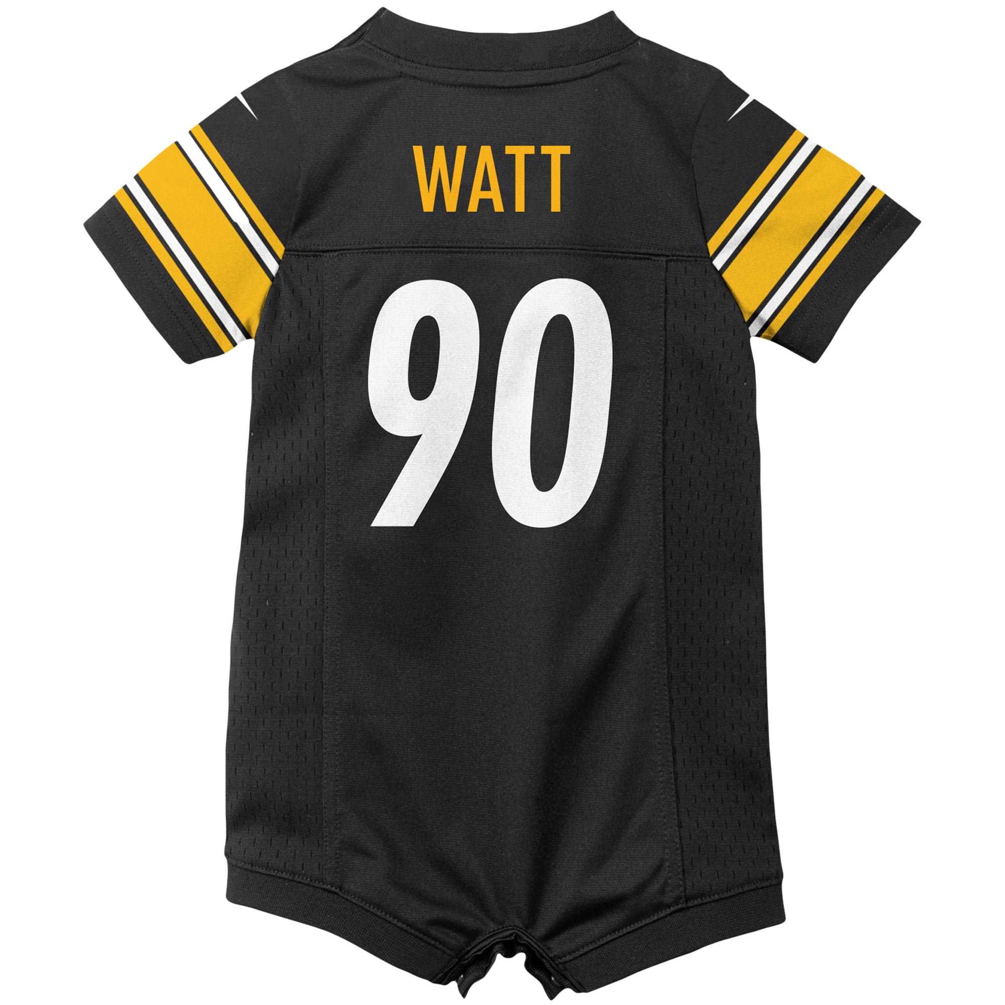 T.J. Watt Pittsburgh Steelers Nike Infant Game Romper Jersey – Black Clowdercats