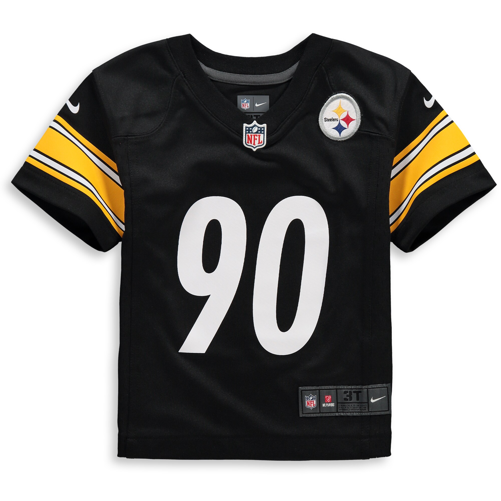 T.J. Watt Pittsburgh Steelers Nike Toddler Game Jersey – Black Clowdercats