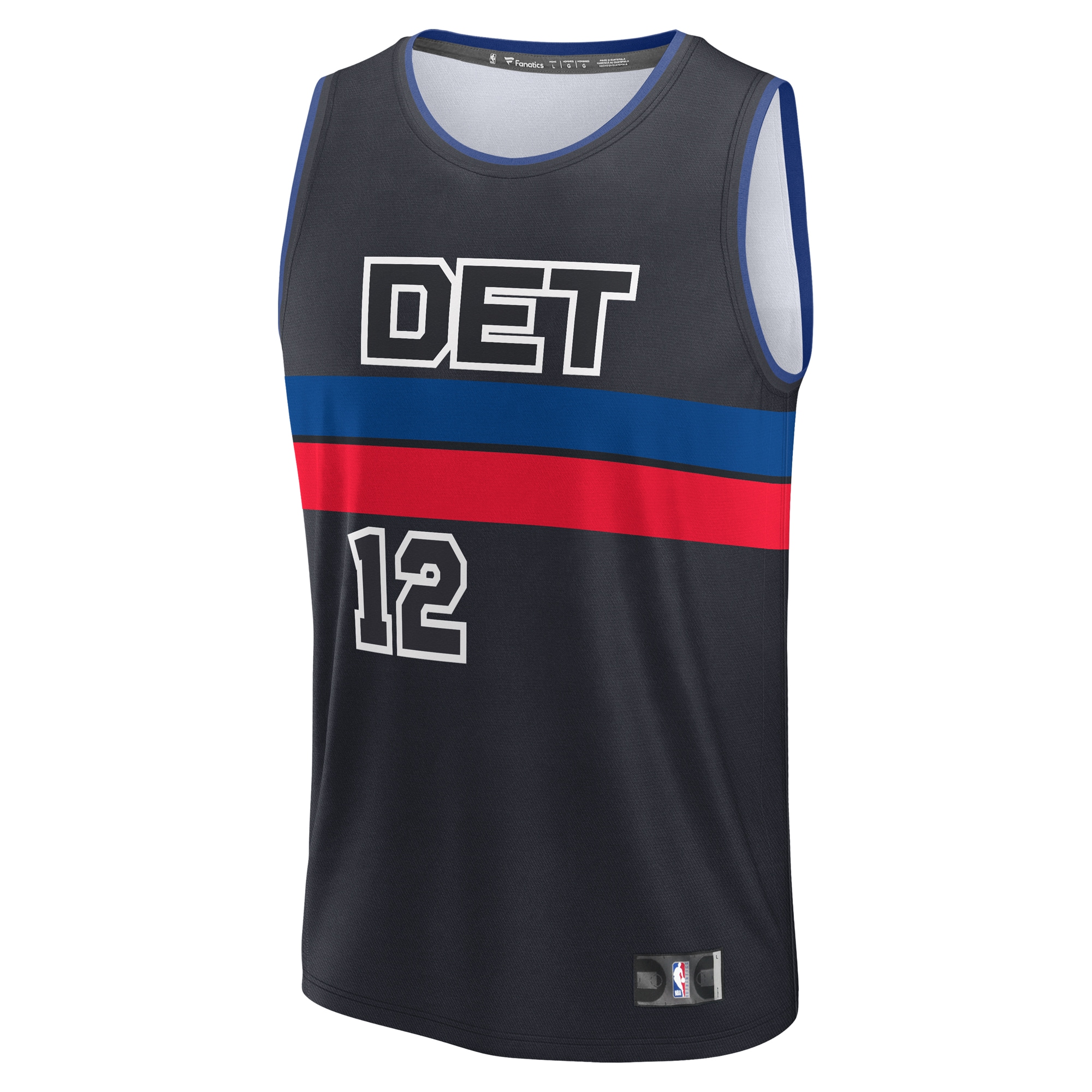Tobias Harris Detroit Pistons Fanatics Fast Break Player Jersey – Statement Edition – Black Clowdercats