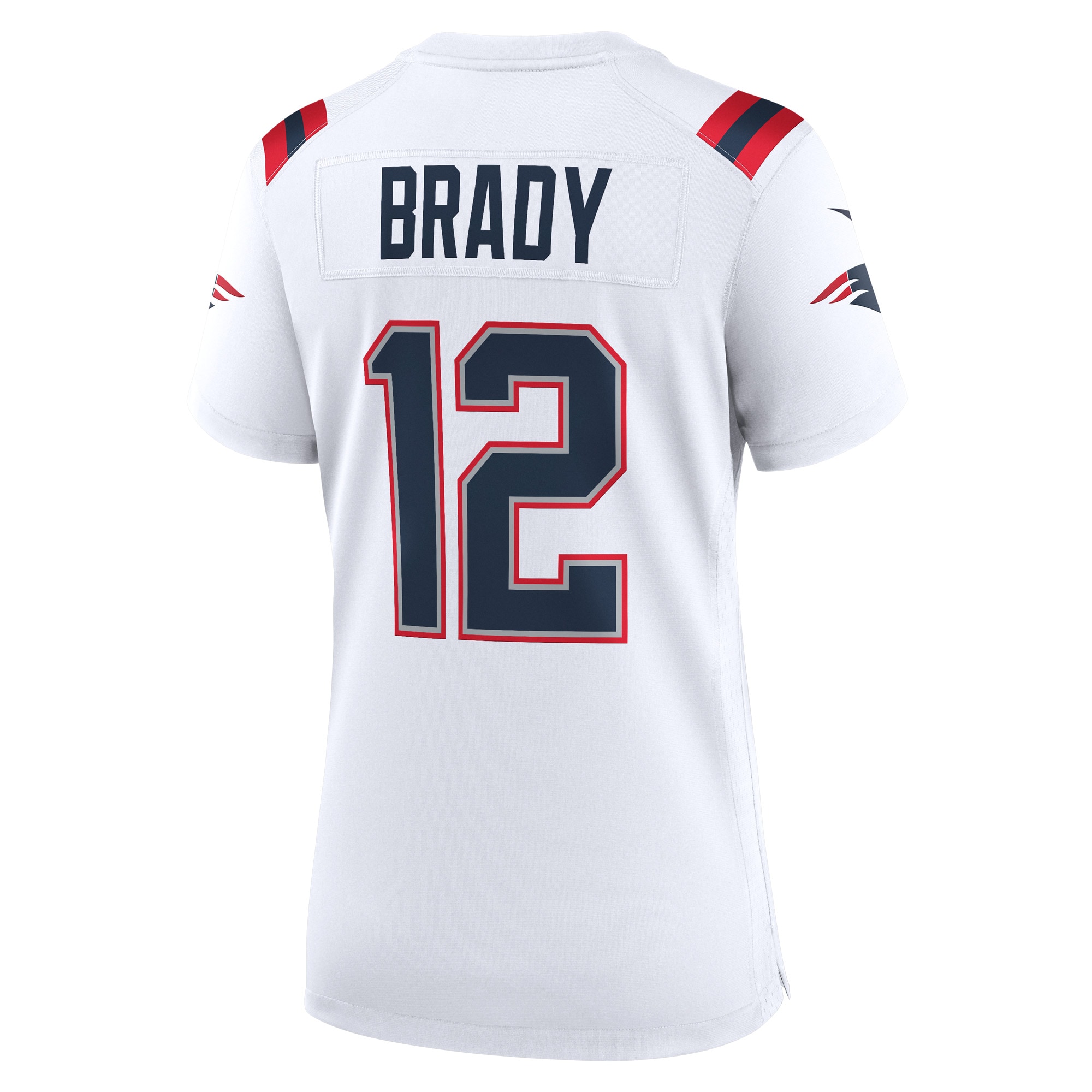 Tom Brady New England Patriots Nike Women’s Retired Game Jersey – White Clowdercats