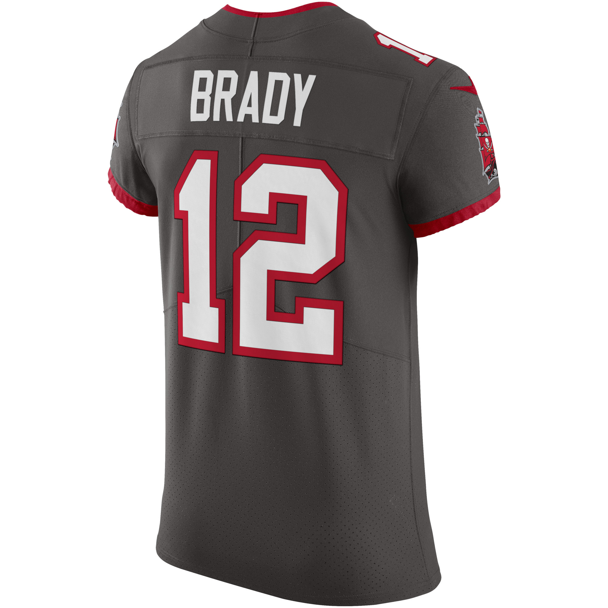 Tom Brady Tampa Bay Buccaneers Nike Alternate Vapor Elite Jersey – Pewter Clowdercats