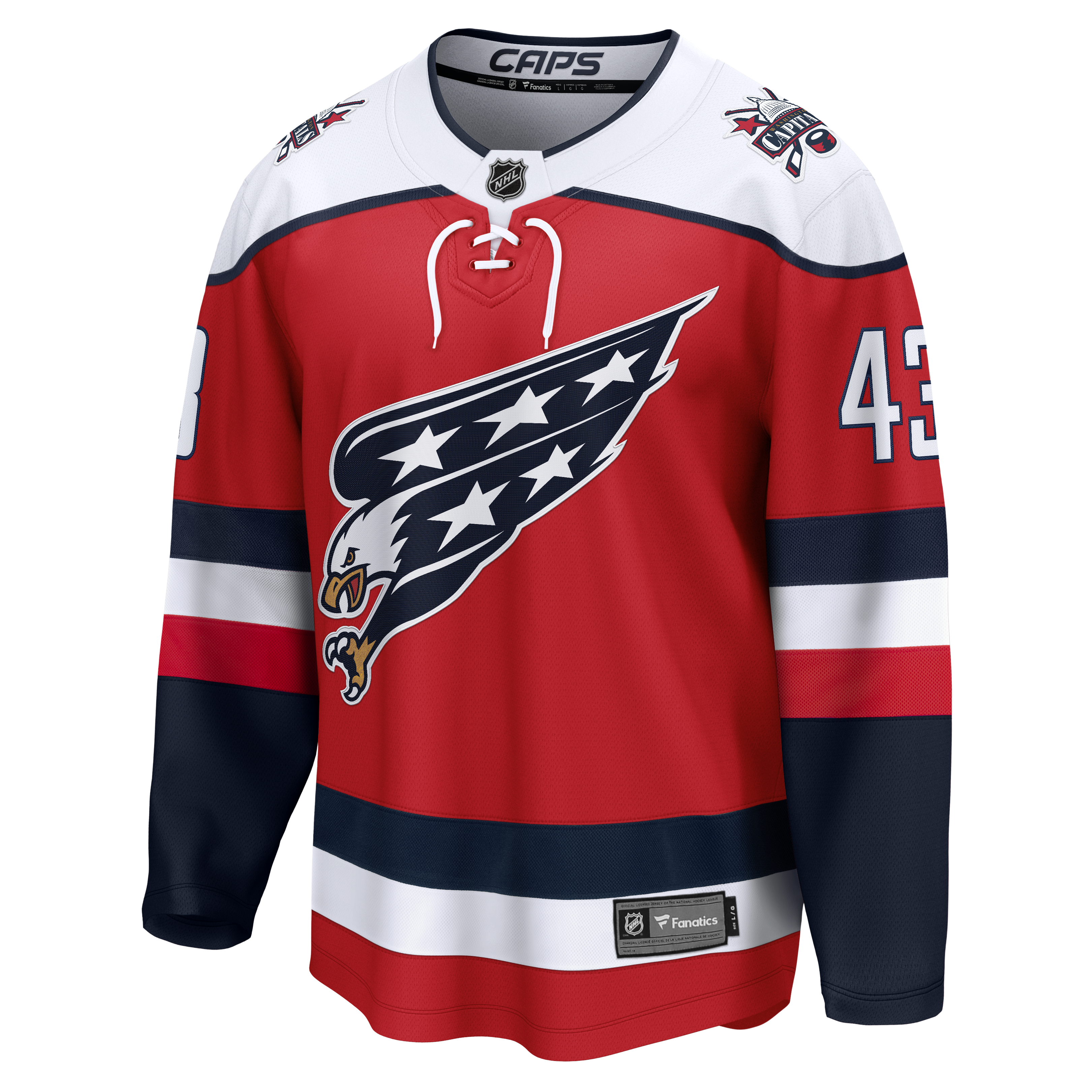 Tom Wilson Washington Capitals Fanatics Alternate Breakaway Player Jersey – Red Clowdercats