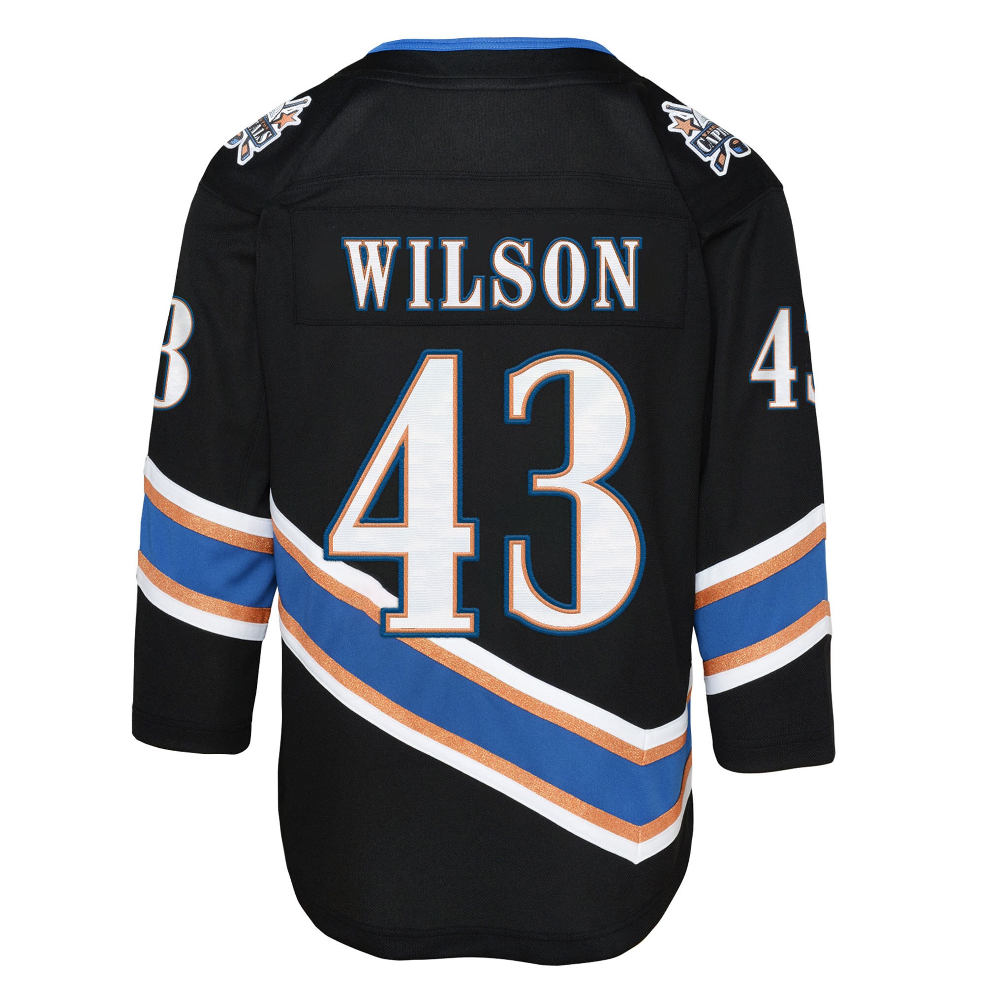 Tom Wilson Washington Capitals Youth Alternate 50th Anniversary Premier Player Jersey – Black Clowdercats