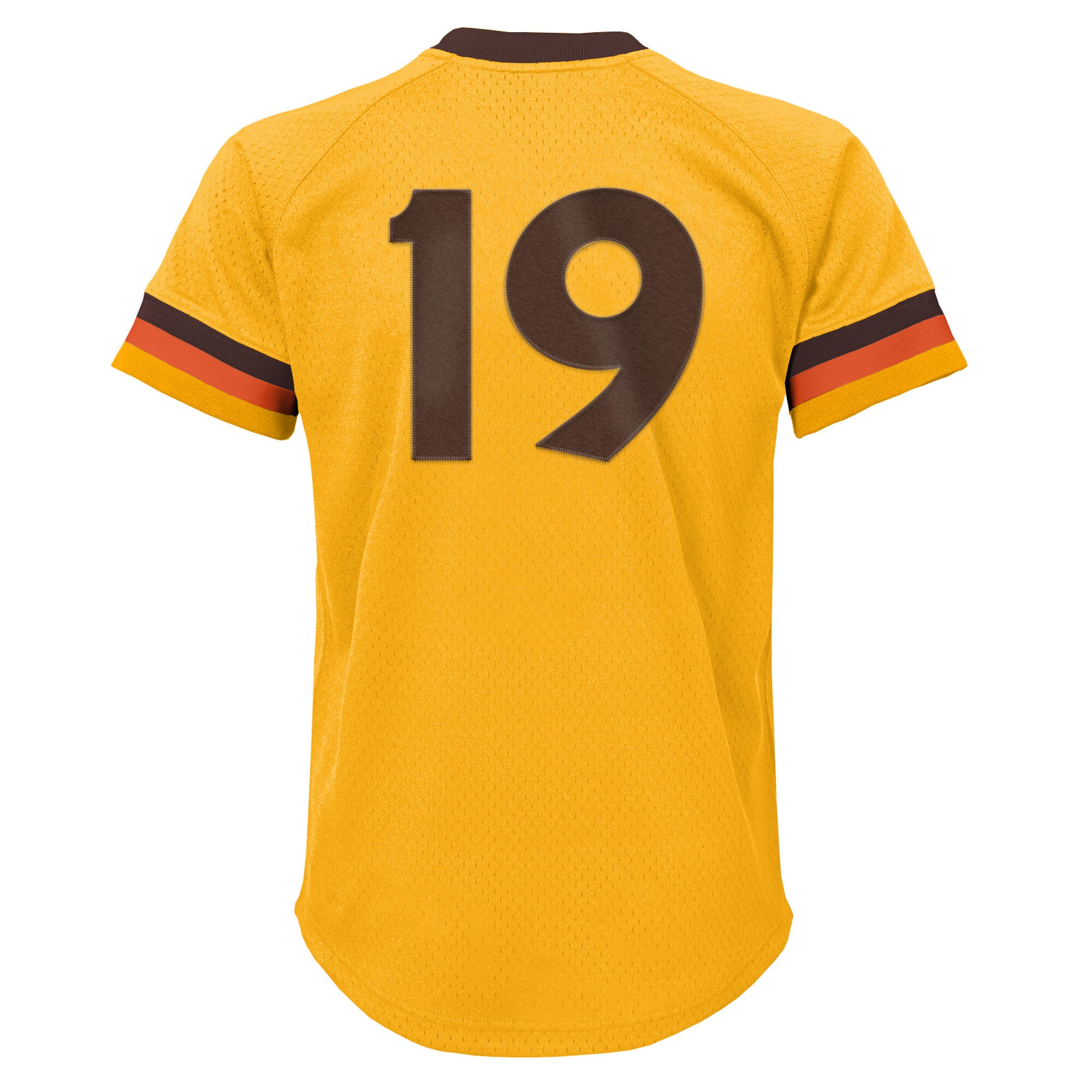 Tony Gwynn San Diego Padres Mitchell & Ness Youth Cooperstown Collection Mesh Batting Practice Jersey – Gold