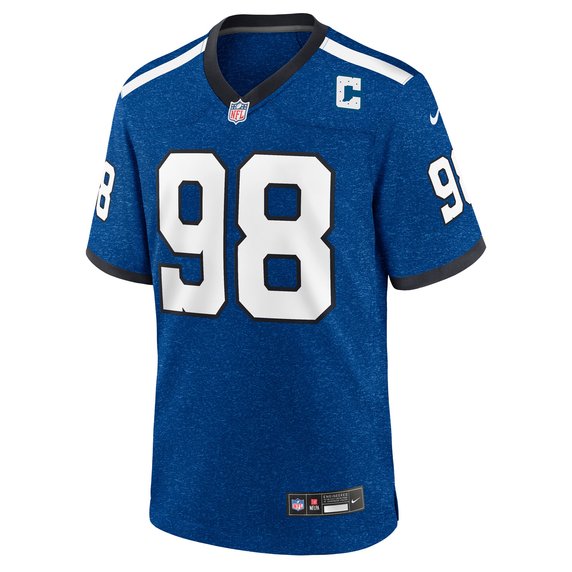 Tony Siragusa Indianapolis Colts Nike Retired Player Alternate Game Jersey – Blue Clowdercats