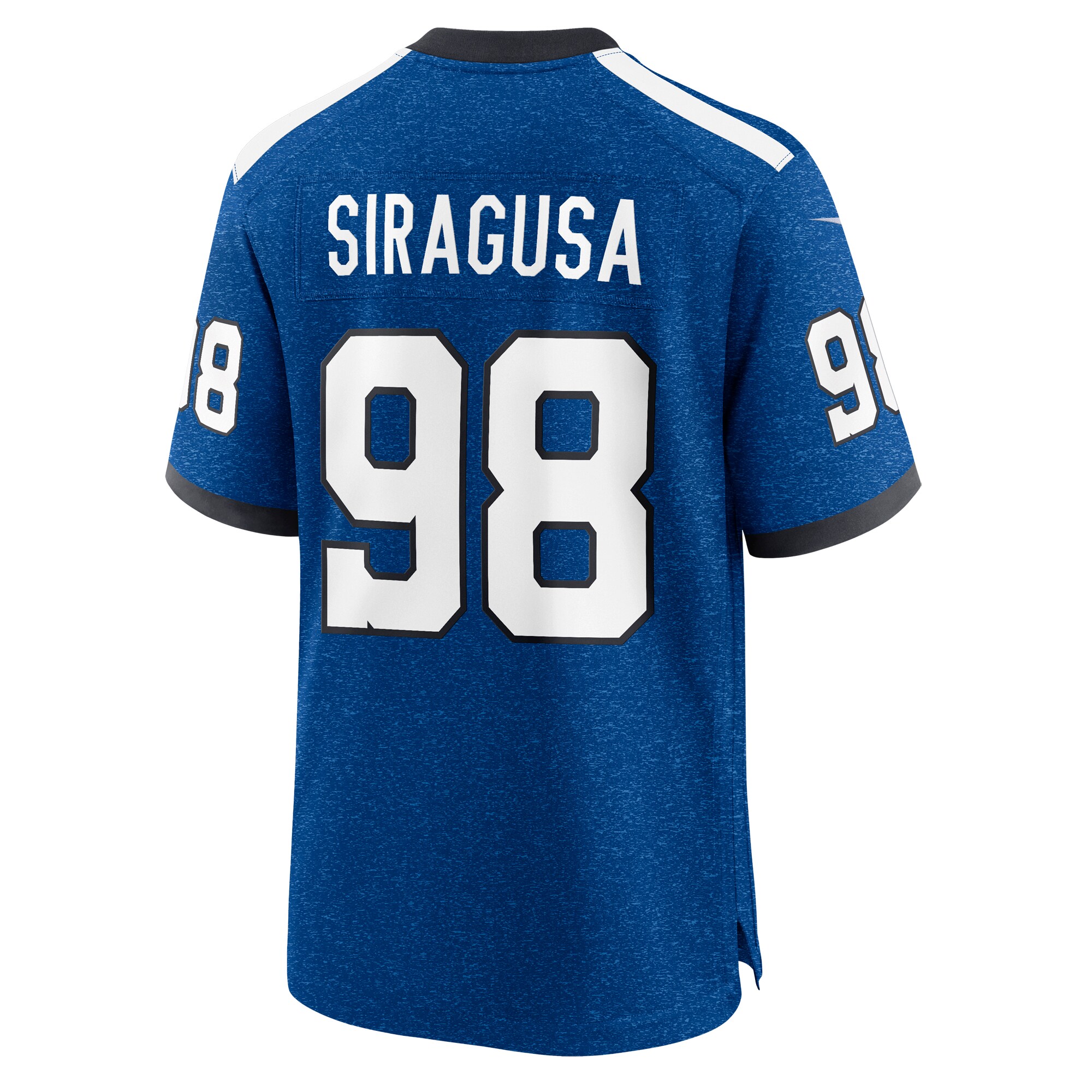 Tony Siragusa Indianapolis Colts Nike Retired Player Alternate Game Jersey – Blue Clowdercats