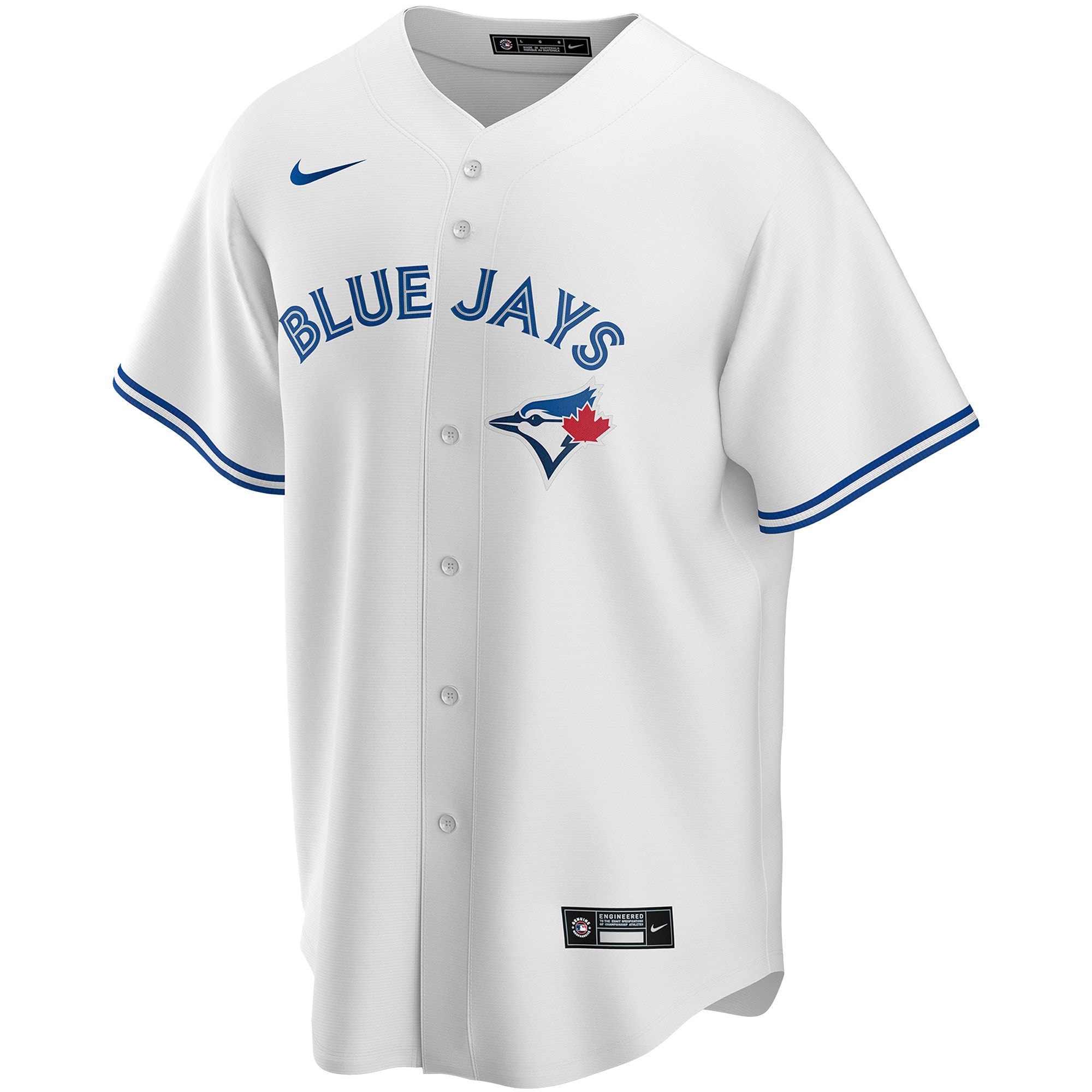 Toronto Blue Jays Nike Home Replica Custom Jersey – White