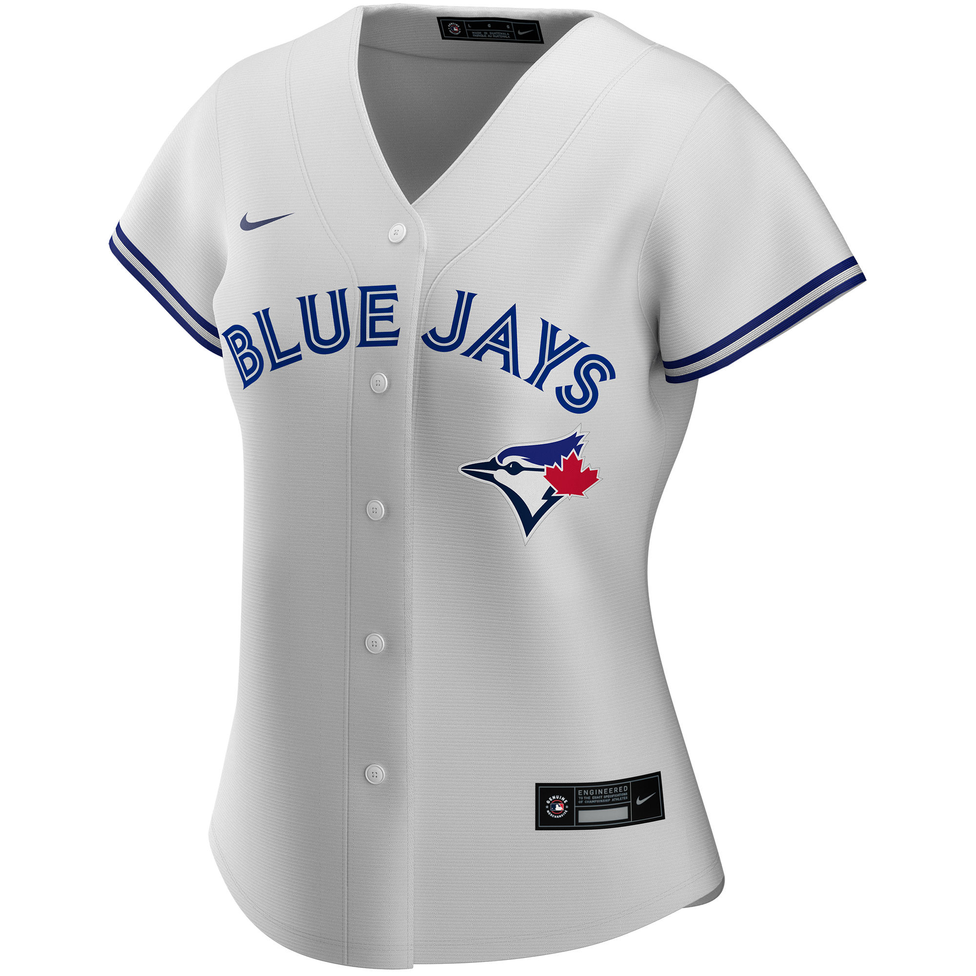 Toronto Blue Jays Nike Women’s Home Replica Custom Jersey – White