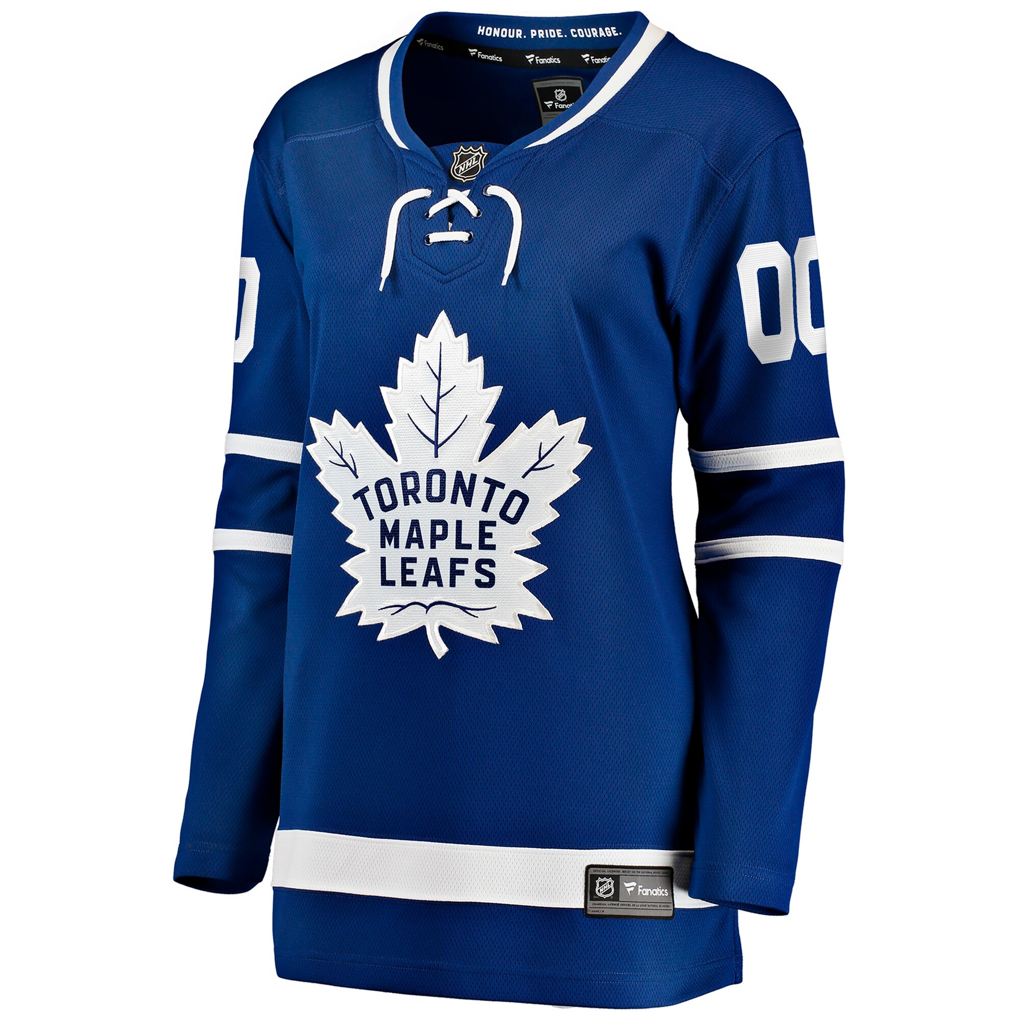 Toronto Maple Leafs Fanatics Women’s Home Breakaway Custom Jersey – Blue Clowdercats