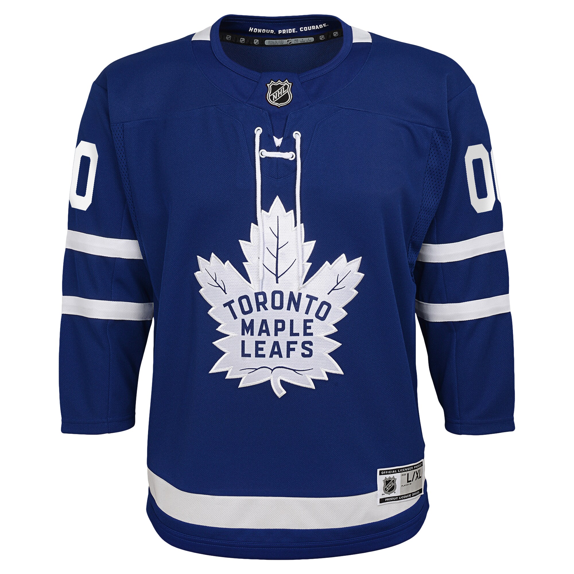 Toronto Maple Leafs Youth Home Premier Custom Jersey – Blue Clowdercats