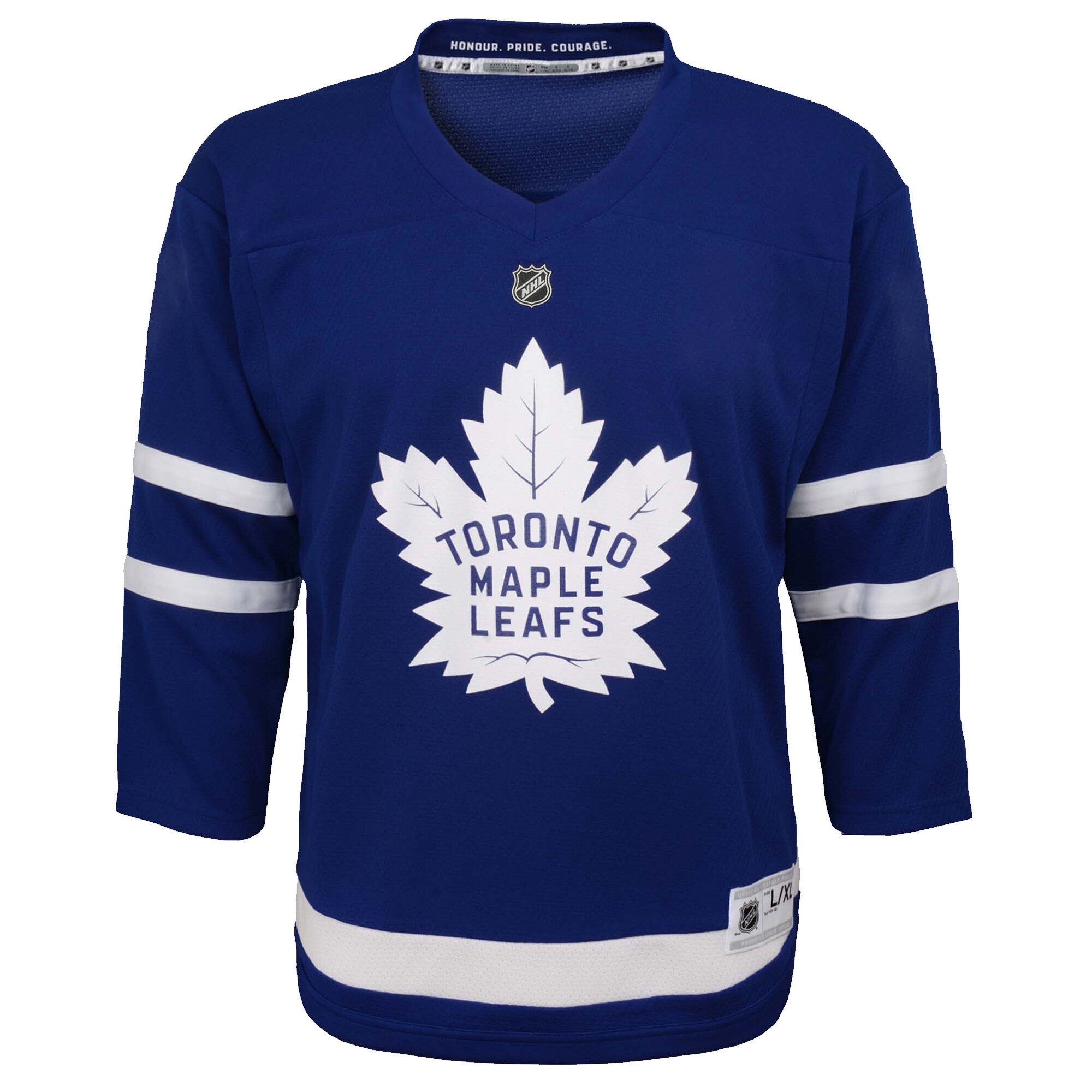 Toronto Maple Leafs Youth Home Replica Custom Jersey – Blue Clowdercats