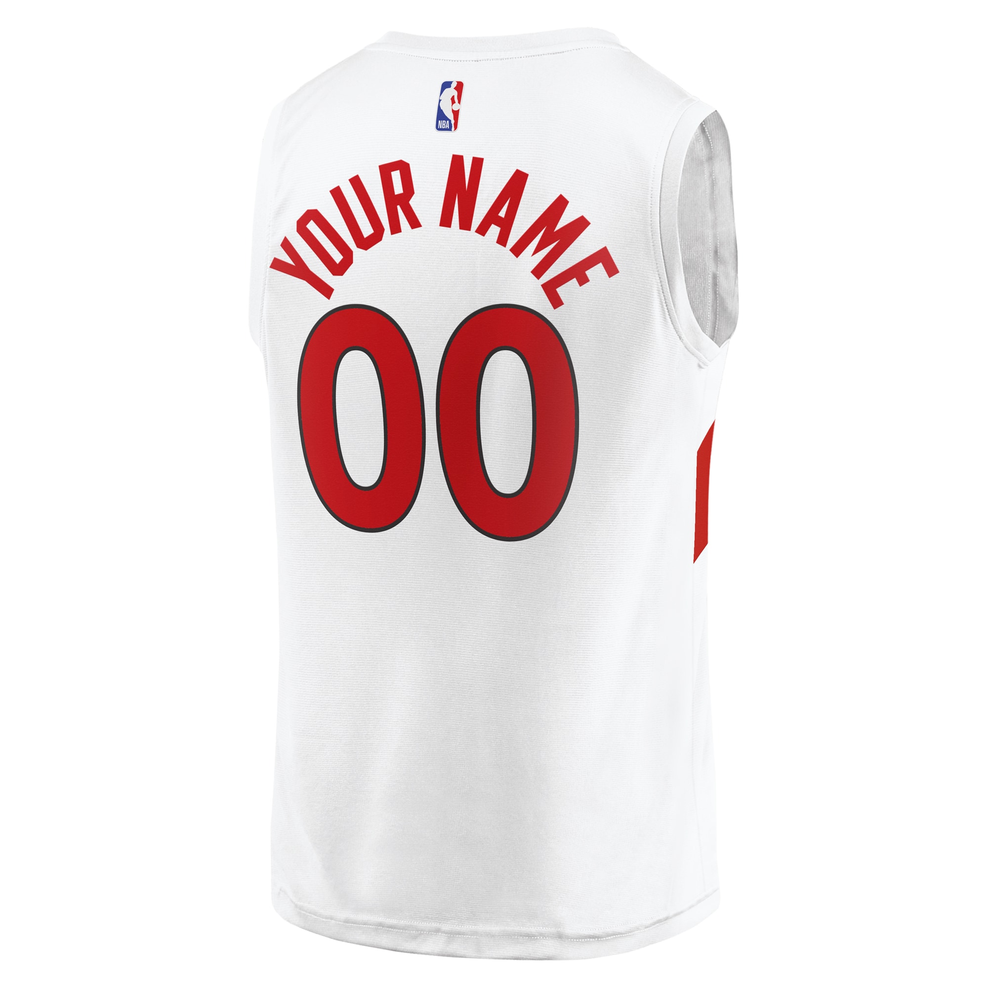 Toronto Raptors Fanatics Fast Break Custom Replica Jersey – Association Edition – White Clowdercats