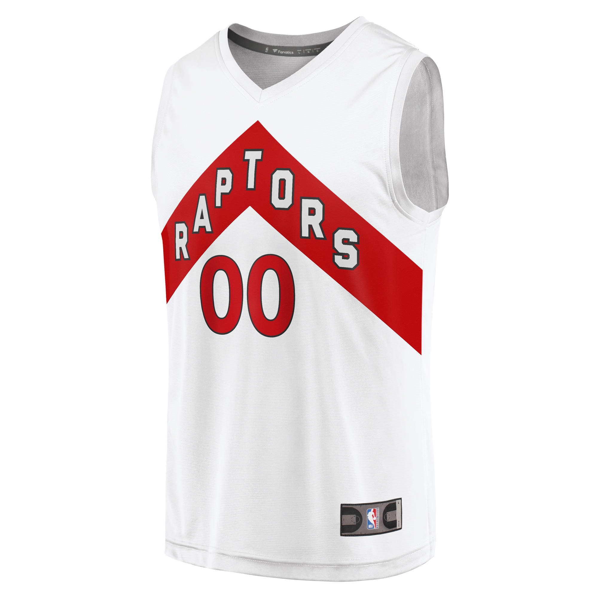 Toronto Raptors Fanatics Youth Fast Break Replica Custom Jersey – Association Edition – White Clowdercats