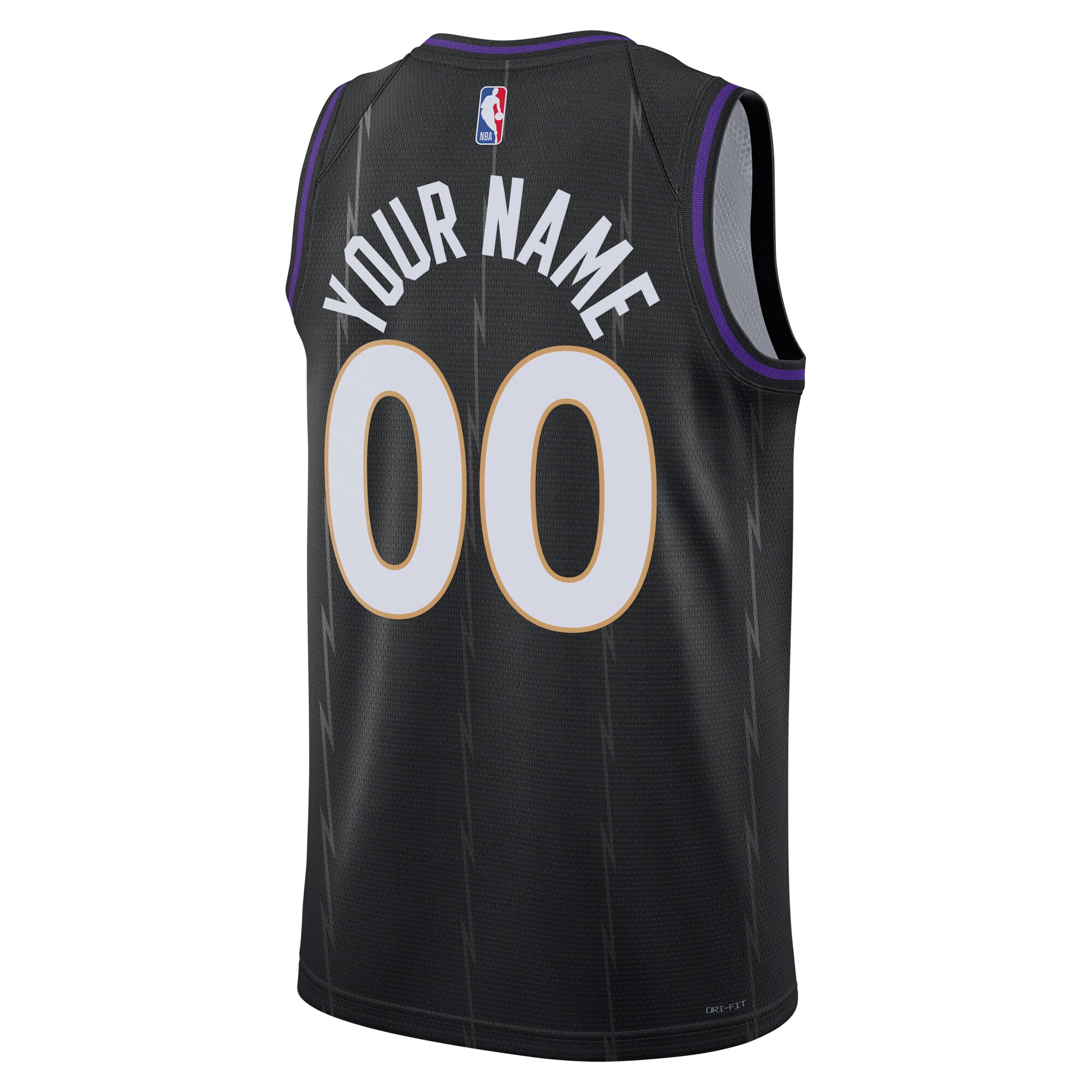 Toronto Raptors Nike Unisex 2024/25 Custom Swingman Jersey – City Edition – Black Clowdercats