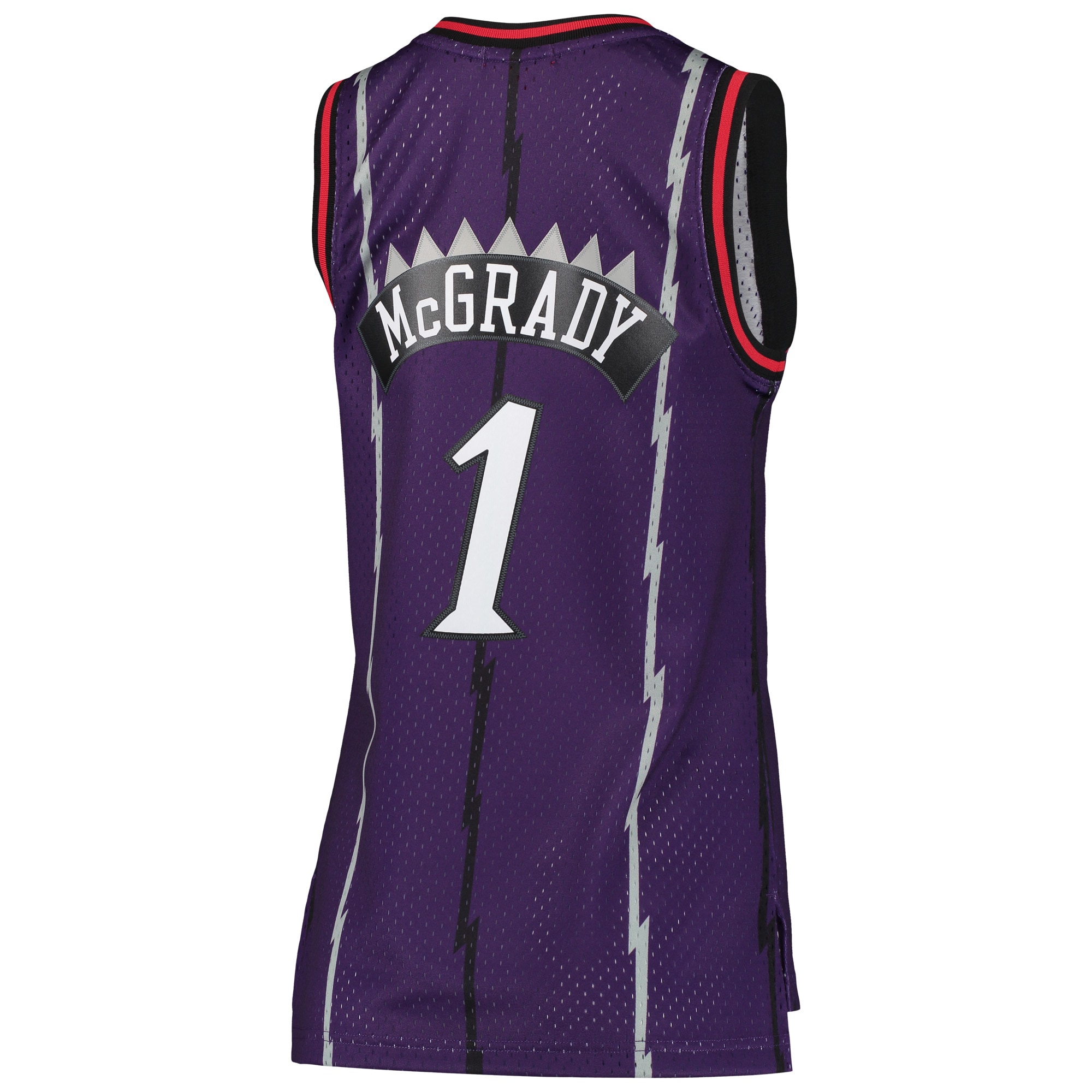 Tracy McGrady Toronto Raptors Mitchell & Ness Women’s 1998/99 Hardwood Classics Swingman Jersey – Purple Clowdercats