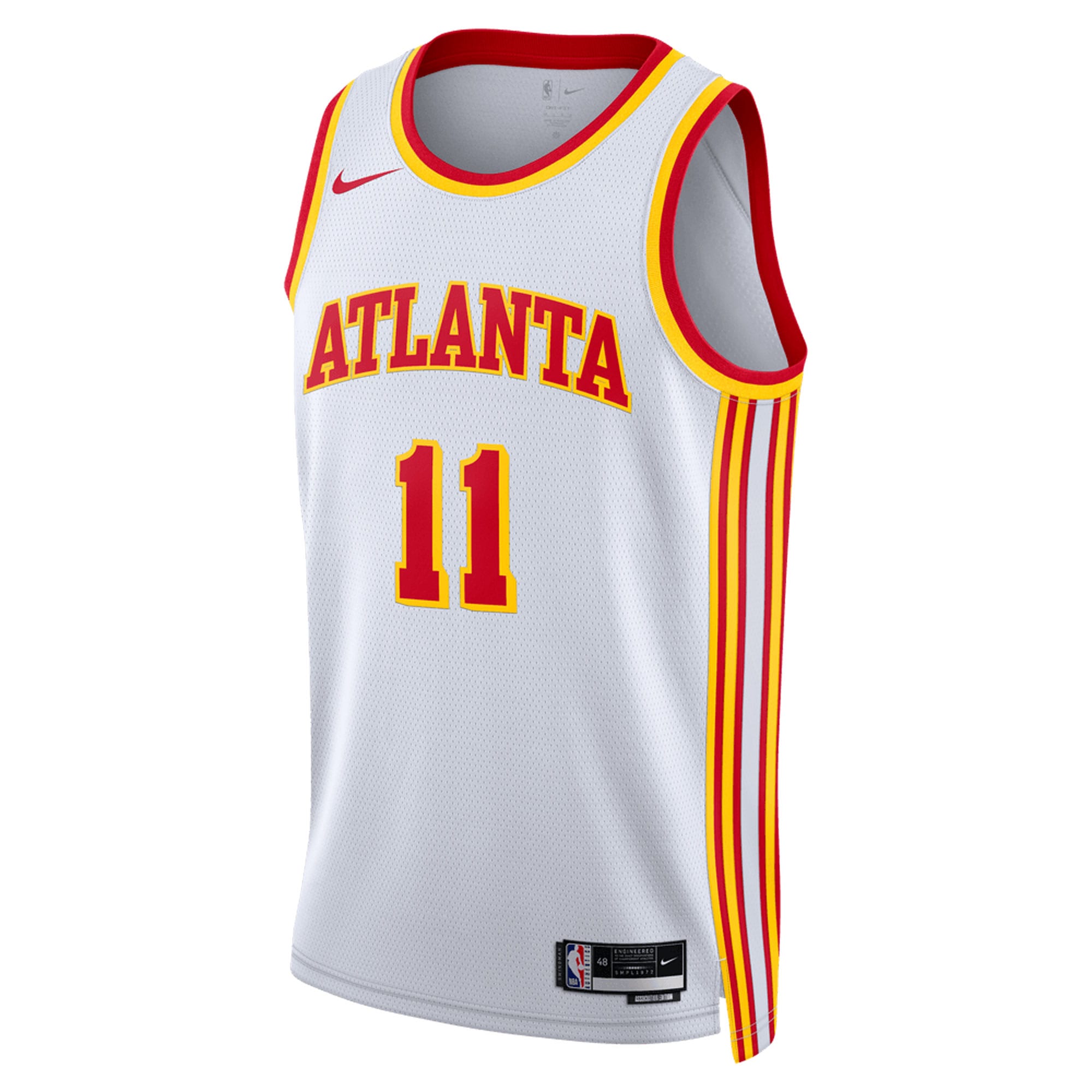 Trae Young Atlanta Hawks Nike Unisex Swingman Jersey – Association Edition – White Clowdercats