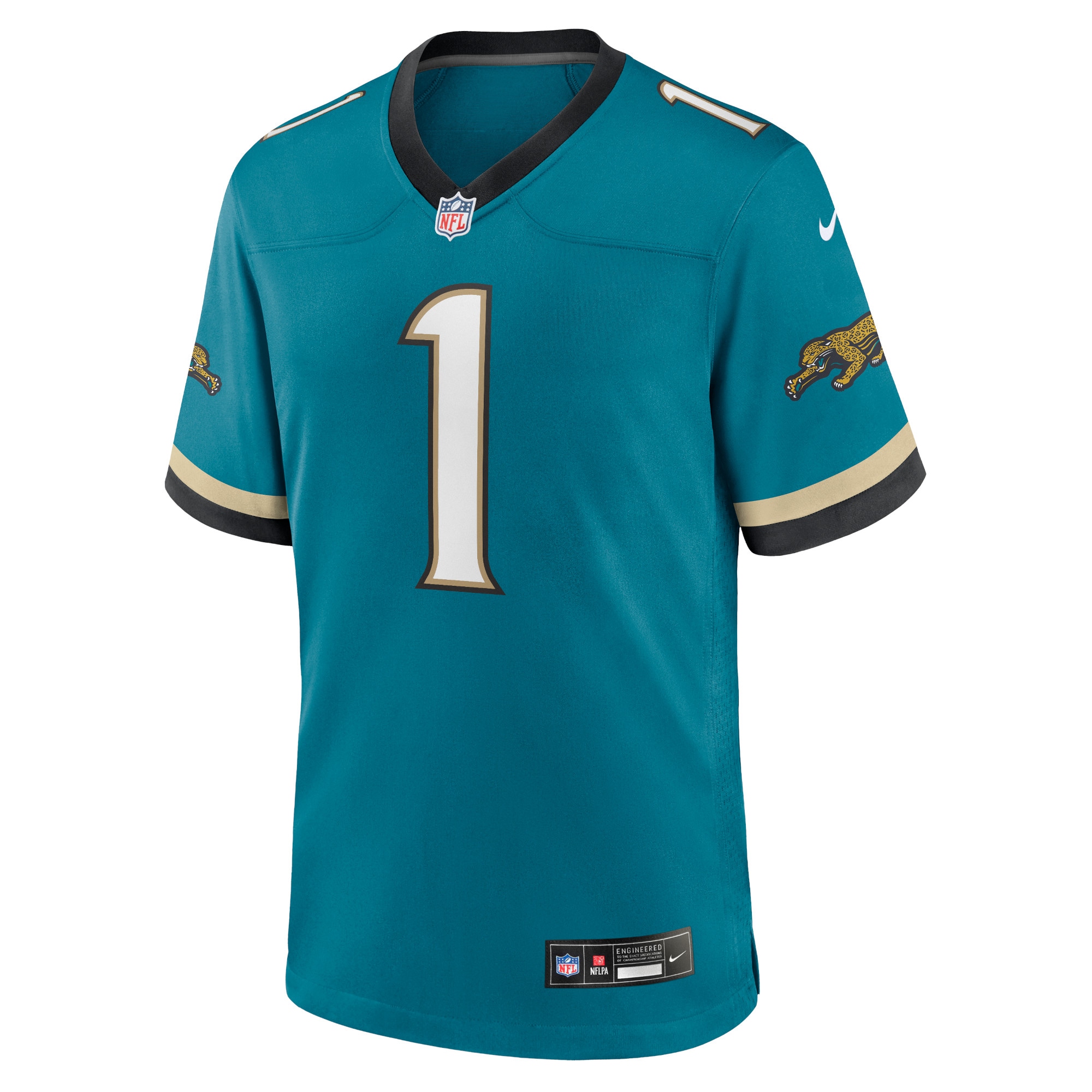 Travis Etienne Jr Jacksonville Jaguars Nike Prowler Throwback Player Game Jersey – Teal Clowdercats