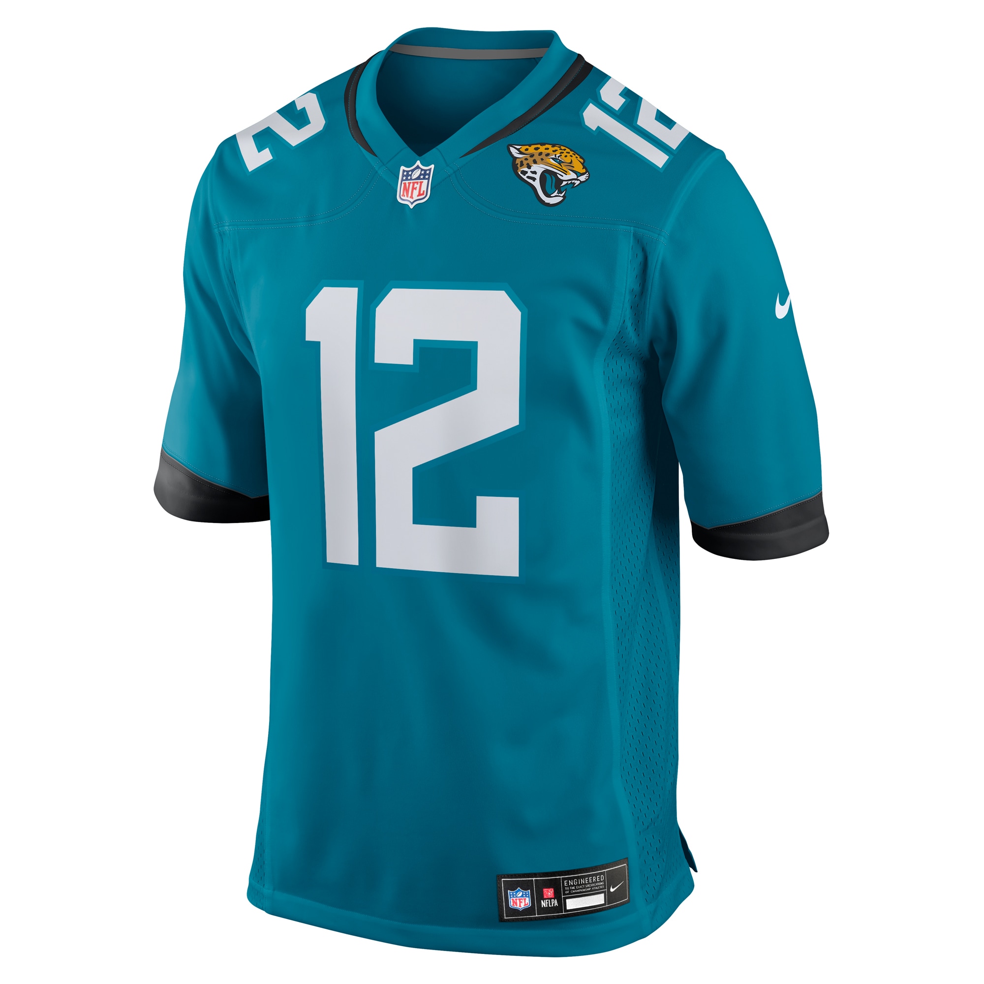Travis Hunter Jacksonville Jaguars Nike 2025 NFL Draft First Round Pick Game Jersey – Teal Clowdercats