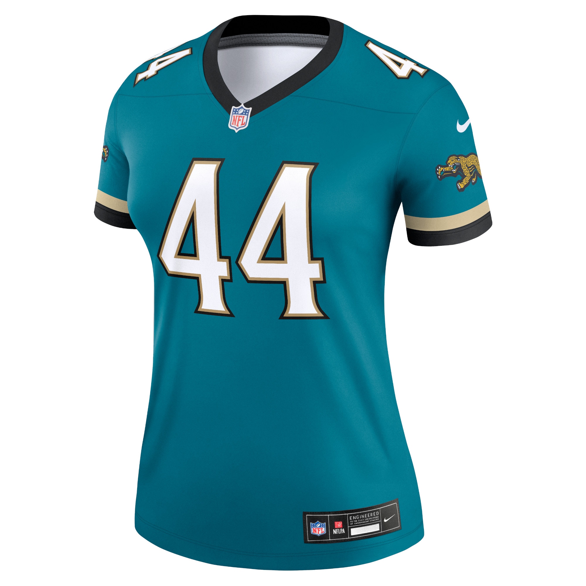 Travon Walker Jacksonville Jaguars Nike Women’s Alternate Legend Player Performance Top – Prowler Throwback Teal Clowdercats